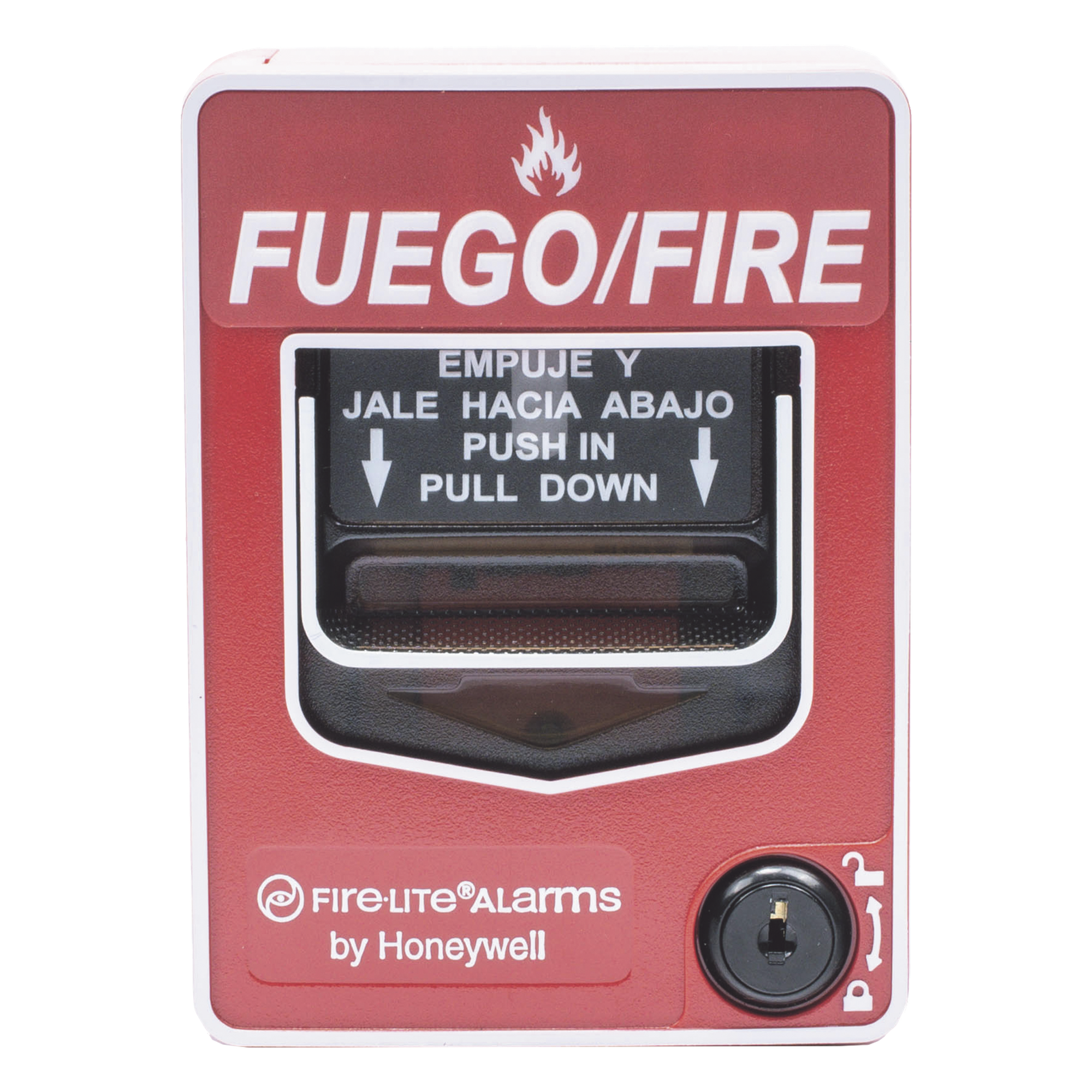 Estación Manual de Incendio Inalámbrica / Direccionable / Doble Acción / Bilingüe Español-Inglés / Red Mesh Swift — FIRE-LITE · SKU WBG12LXSP
