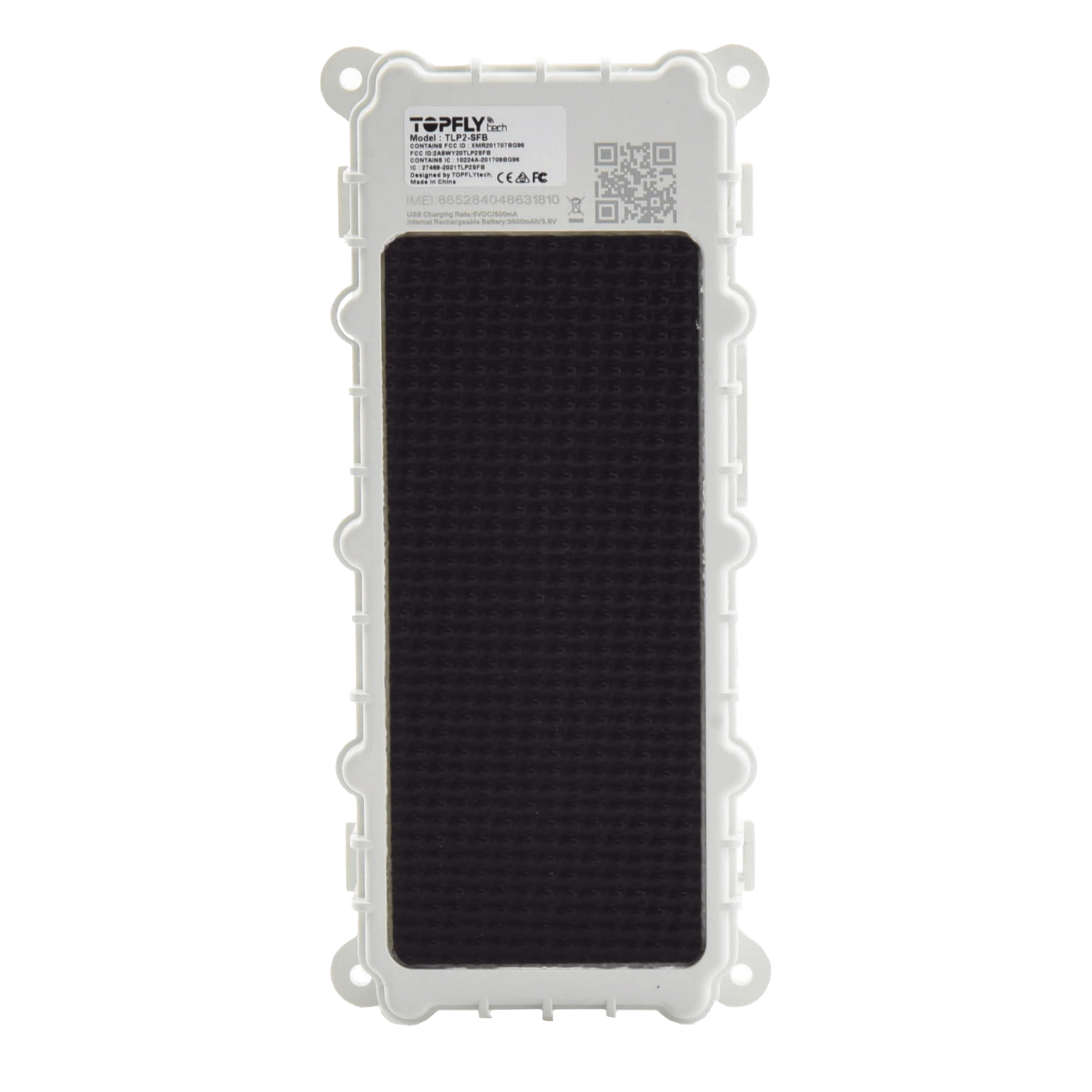 Rastreador GPS / LTE Cat-M1/NB-IoT / Batería Solar 9600 mAh / IP67 / BLE 5.0 / Cifrado AES — TopFlyTech · SKU TLP2-SFB