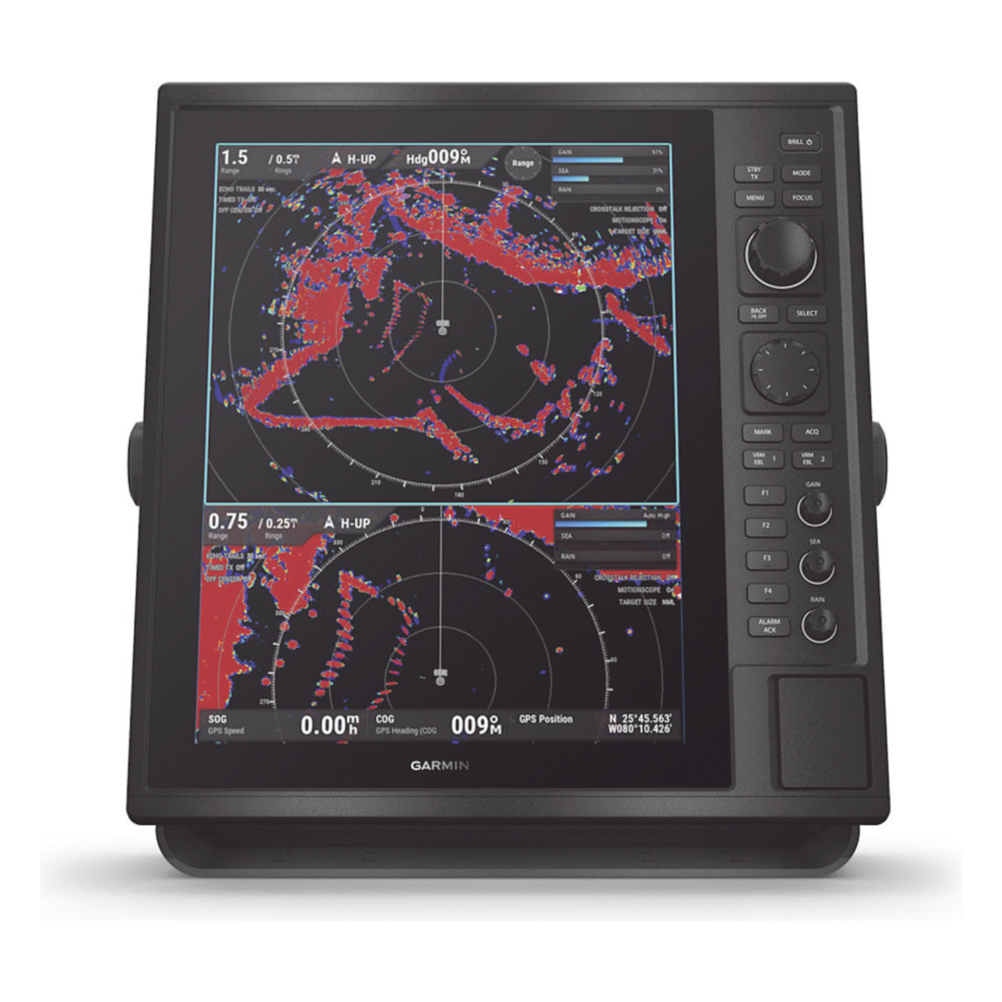 Pantalla Táctil Náutica / 15 Pulgadas XGA / GPS/GLONASS/GALILEO/BEIDOU/QZSS/GAGAN / IP26 & IP27 / NMEA 2000 y 0183 / 10-36 VDC