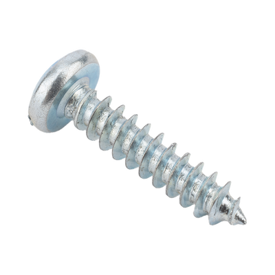 Paquete de 20 taquetes blancos  3/4" y 20 tornillos 8mm x 3/4" (1101-05002)