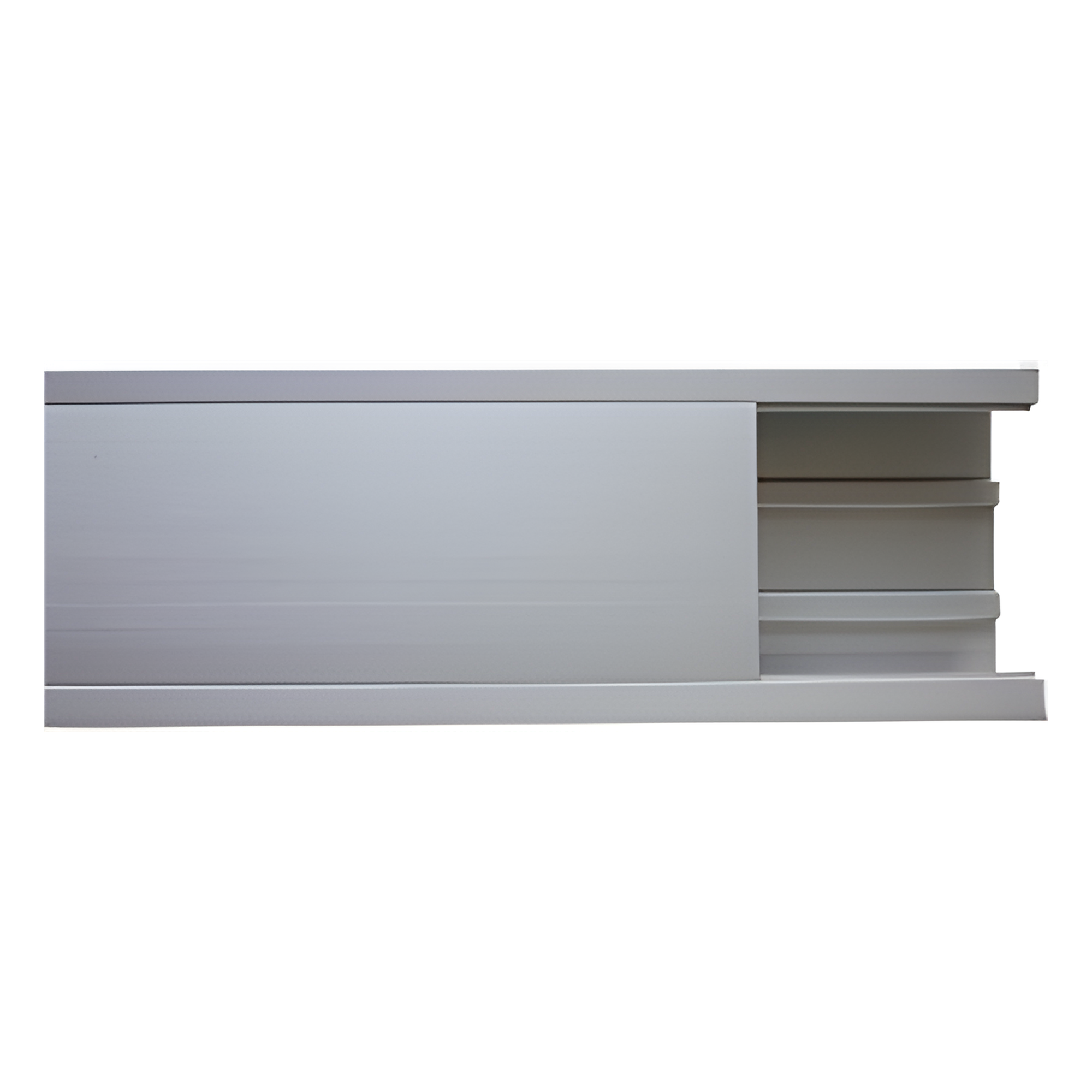 Canaleta de aluminio / 100 x 51 mm / 3 m (9.84 ft) / Aluminio anodizado / -20°C a 120°C — THORSMAN · SKU INKA-151