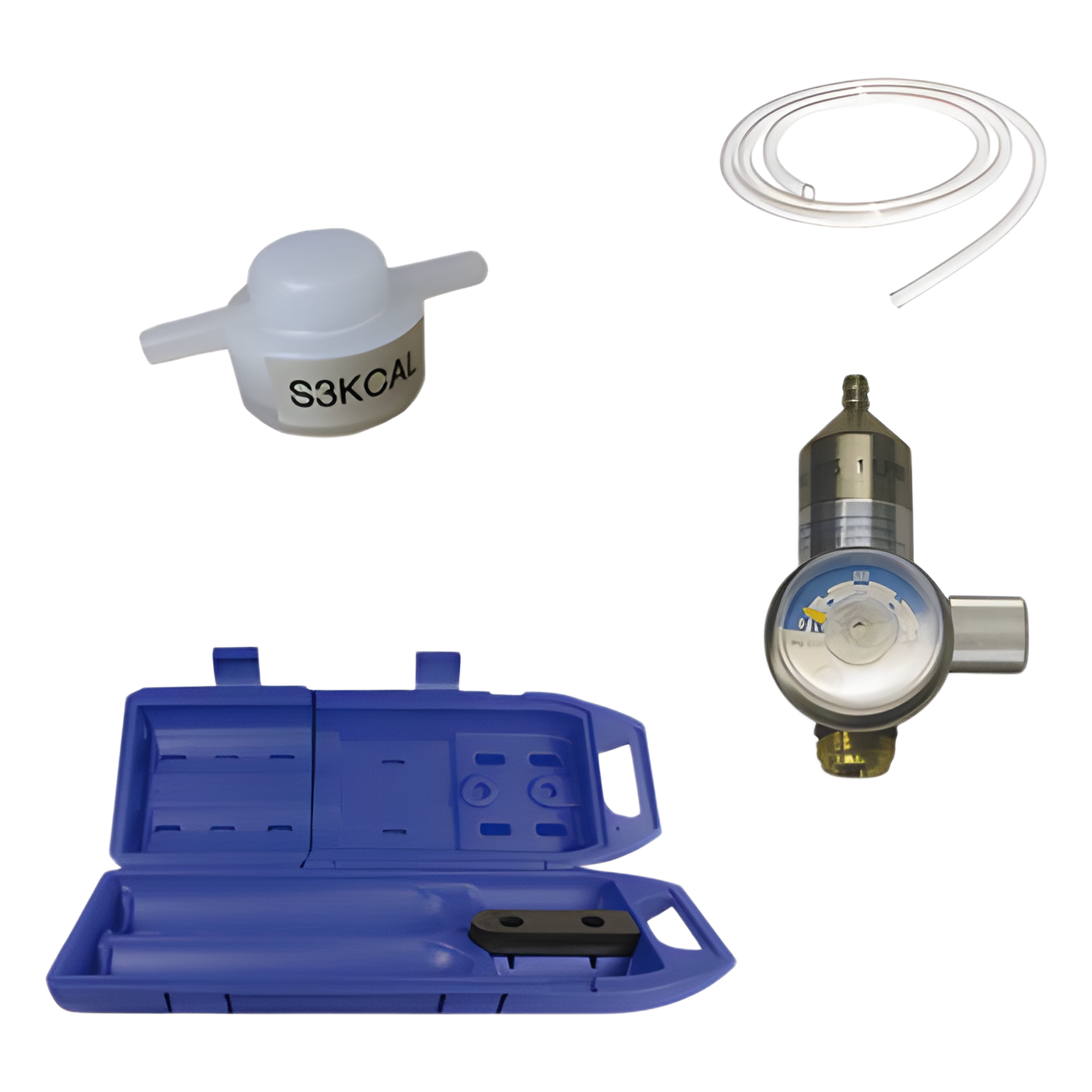 Kit de Calibración para Detector de Gases Combustibles / Copa de Calibración / Regulador de Flujo 1.5 LPM / Manguera y Estuche de Transporte / Sensor Catalítico — HONEYWELL ANALYTICS · SKU XCDCOMBKIT