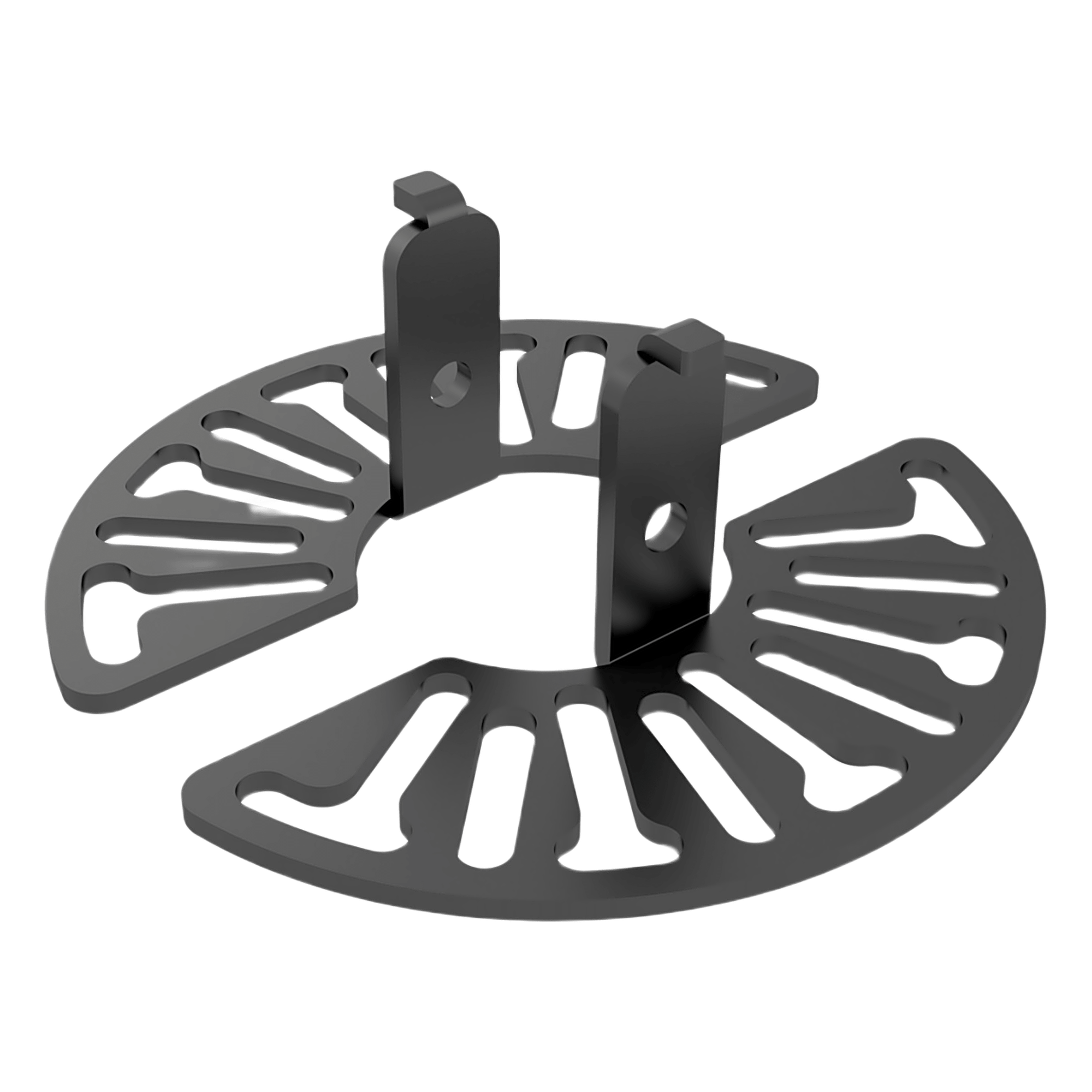 Soporte de Montaje Universal / Cámara Domo / 125 mm (4.92 in) de Diámetro / Altura Ajustable 45.2 mm (1.78 in) / Acero de Alta Resistencia