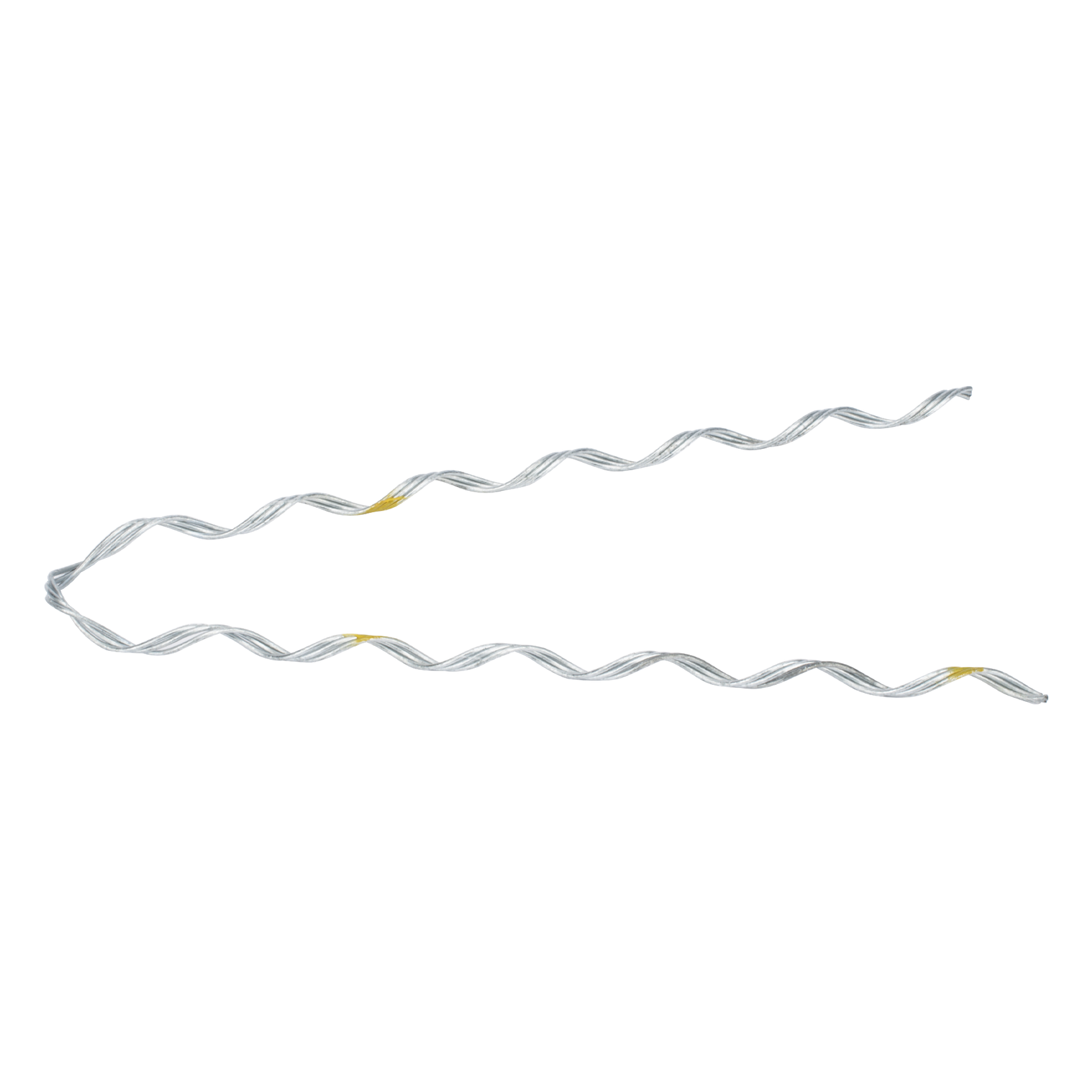 Remate Preformado para Fibra Óptica / Acero Galvanizado / 300 mm / Mini-ADSS 6-7 mm / Span 80 m (262.5 ft) / 3 Hilos