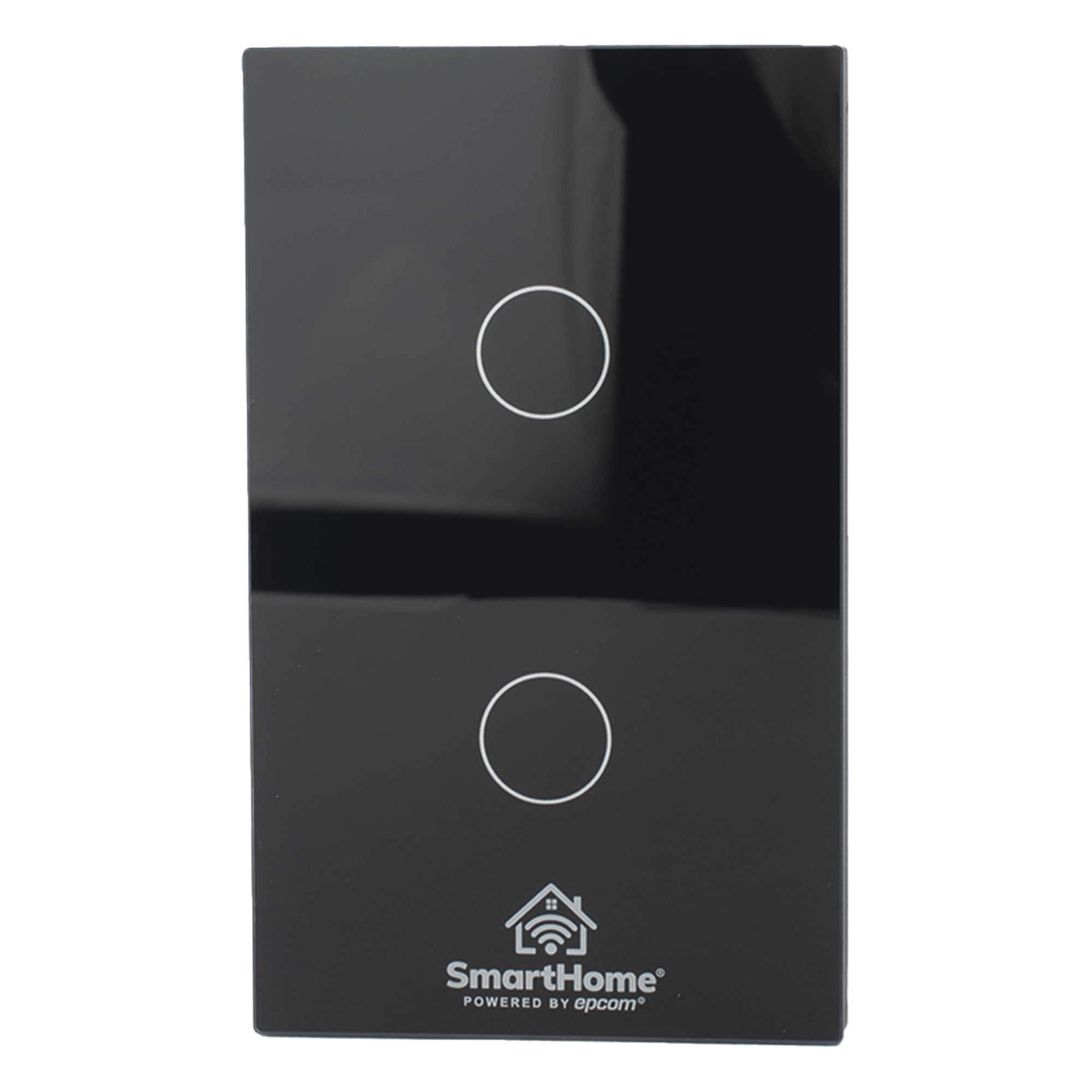 Interruptor Inteligente / 2 Circuitos / ZigBee / 800 W por Canal / 100-250 V / 120 mm x 72 mm — SMARTHOME BY EPCOM · SKU SHS212Z