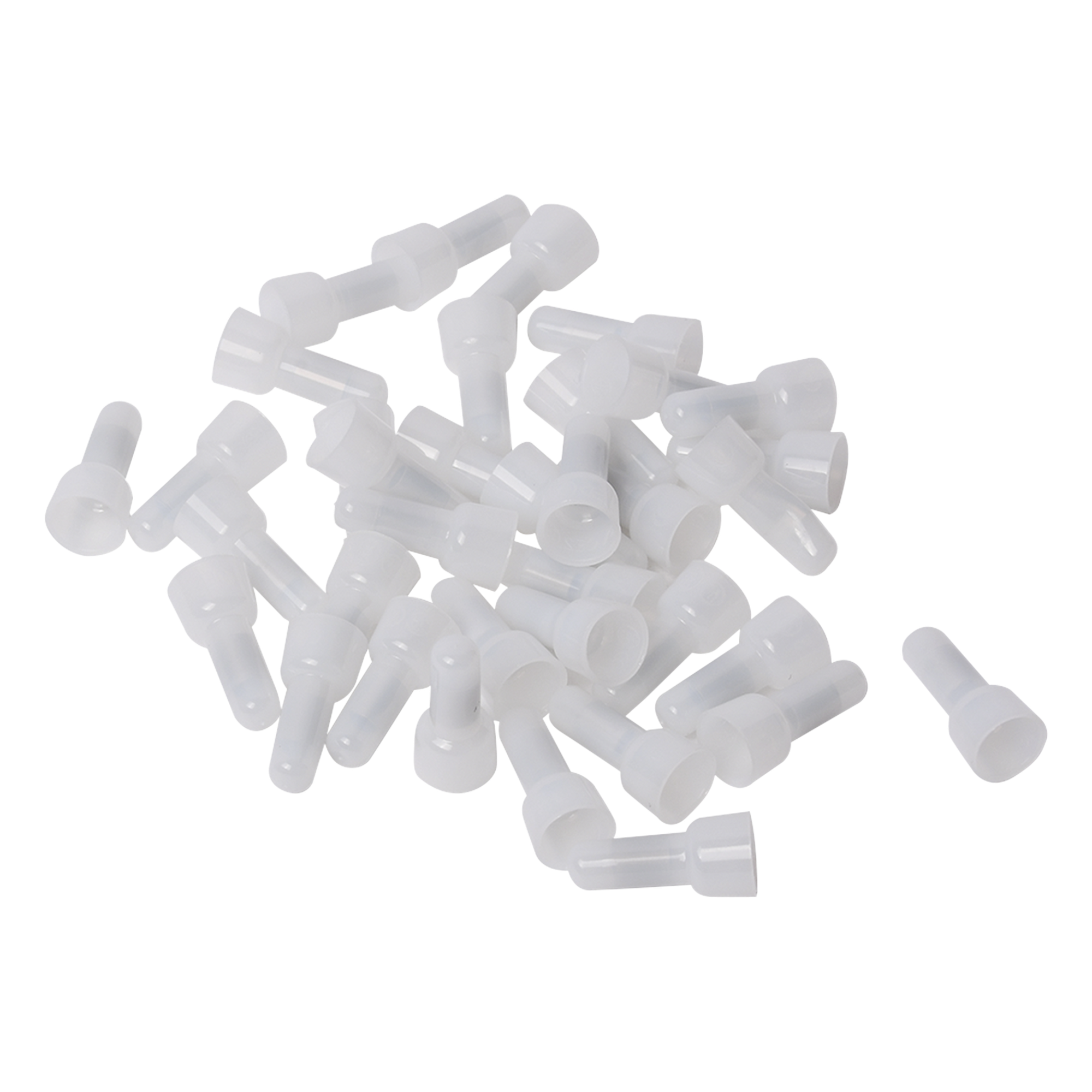 Terminales Tipo Campana / 250 Piezas / Calibre 14-22 AWG / Aislamiento PVC / Empalme Final — PRECISION · SKU PST-C040-01