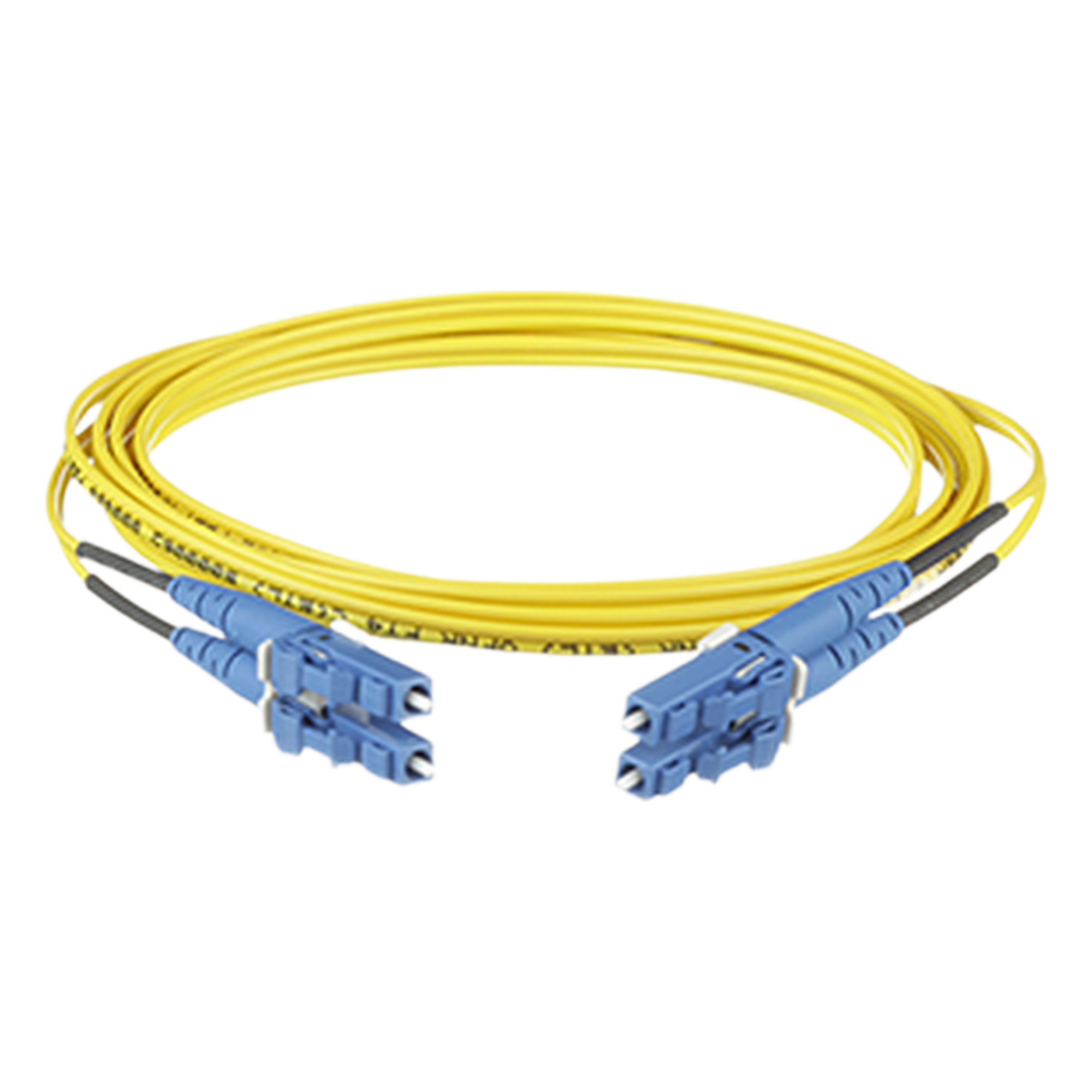 Jumper de Fibra Óptica / Monomodo OS2 9/125 / LC-LC Dúplex / OFNR Riser / 6 m (19.69 pies) / Amarillo — PANDUIT · SKU F92ERLNLNSNM006
