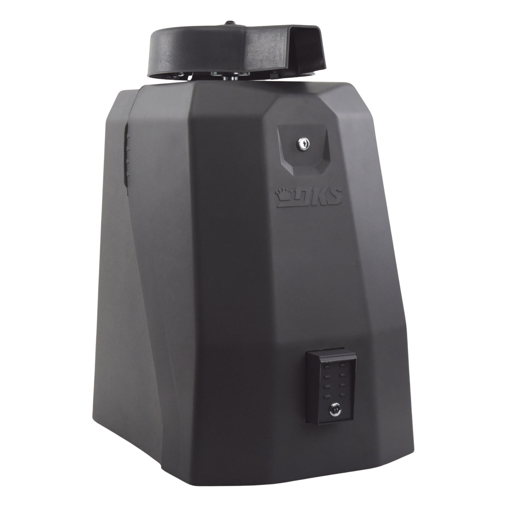 Operador para Puerta Abatible / Uso Continuo / 4.8 m (15.7 ft) / 360 kg / 0.5 HP / 115 VAC / Energía Solar / Batería 7.2 Ah — DKS DOORKING · SKU 6524-380