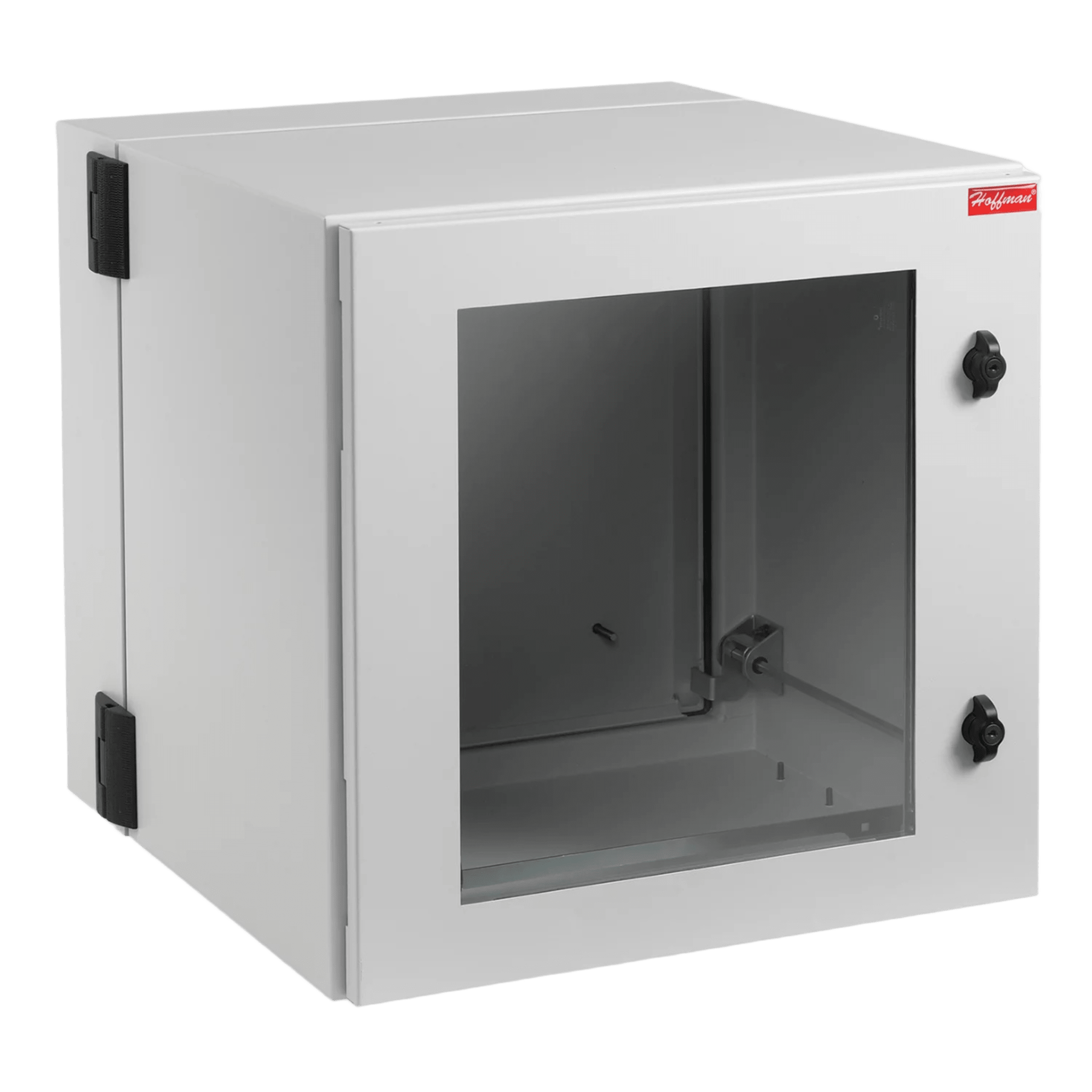 Gabinete Industrial / 12 UR / Puerta con Ventana / NEMA 12 / IP55 / IK10 / Montaje en Pared / 612 x 600 x 610 mm — HOFFMAN · SKU PTHW242424G2