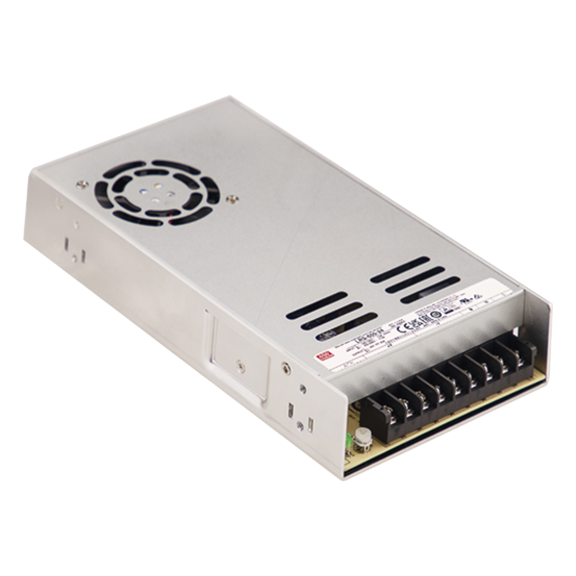 Fuente de Poder Conmutada / 600W / 12Vcc / 50A / Entrada 90-264VCA / 5.0 x 2.5 x 9.7 pulgadas — MEANWELL · SKU LRS60012