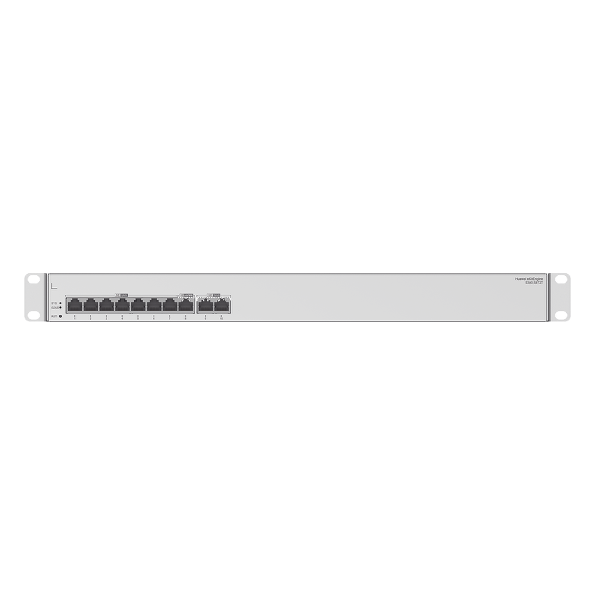 Router Multi-Servicio / 10 Puertos Gigabit / Switching 16 Gbps / Controlador 64 APs / 300 Clientes / Gestión en Nube Gratuita — HUAWEI · SKU S380-S8T2T