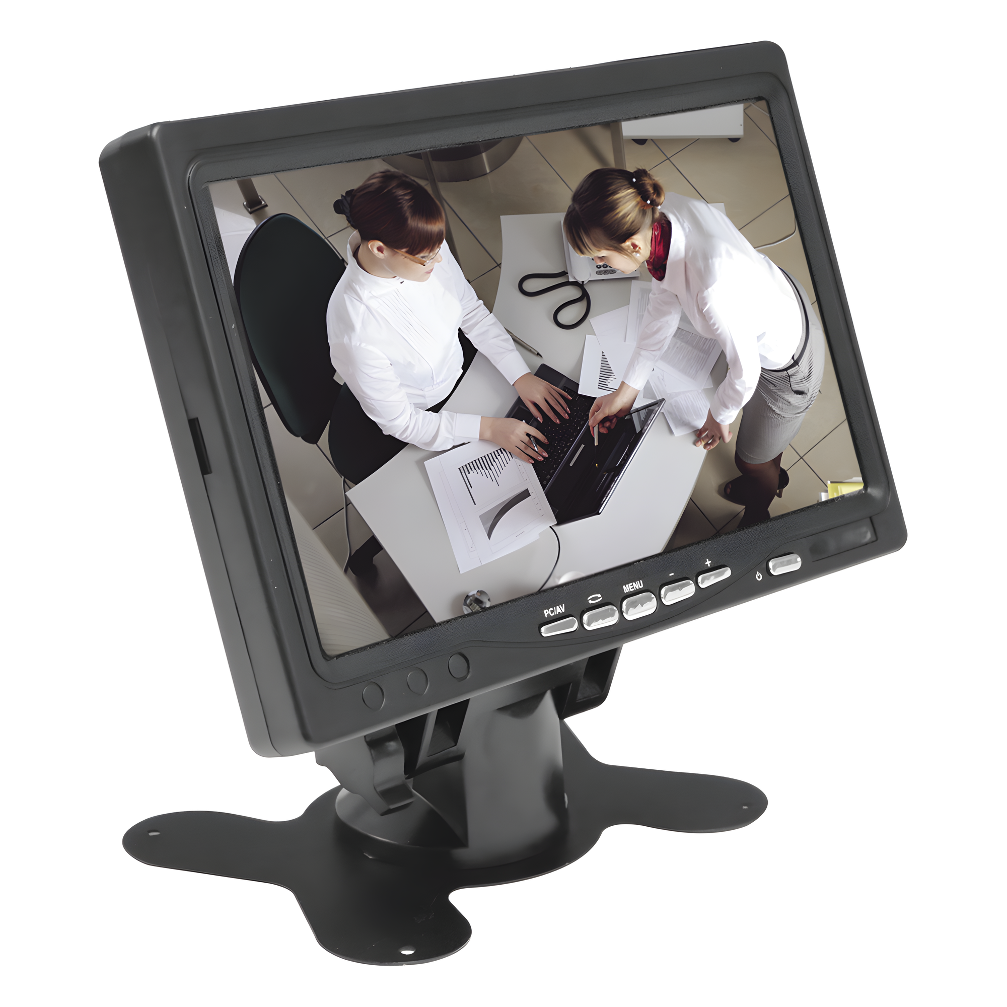 Monitor TFT-LCD / 7 Pulgadas / Resolución 1024x600 / Brillo 300 cd/m² / Entradas HDMI VGA RCA / Operación -20 a 70 °C — SYSCOM · SKU BMG7030H