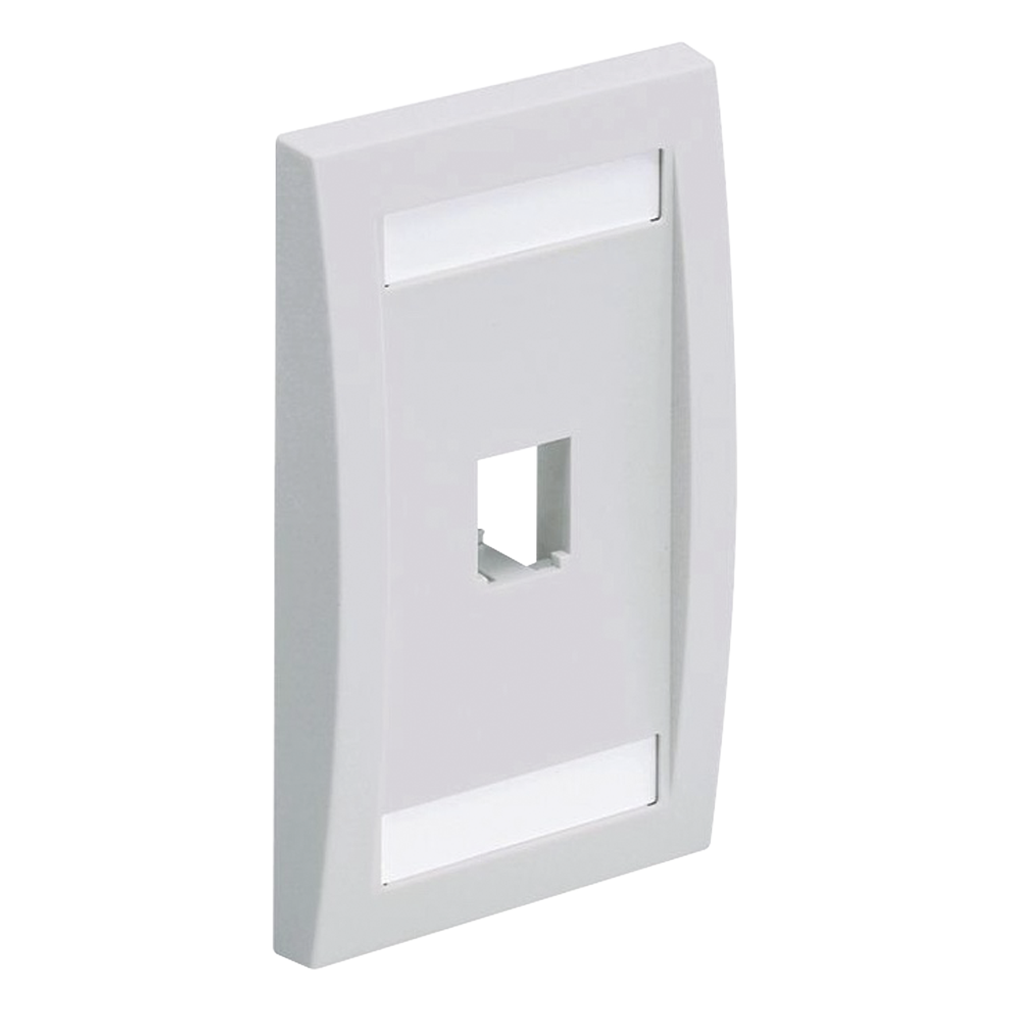 Placa de Pared Vertical / 1 Puerto Mini-Com / 69.8 x 114.3 mm / ABS / Blanco / RoHS — PANDUIT · SKU CFPE1WHY