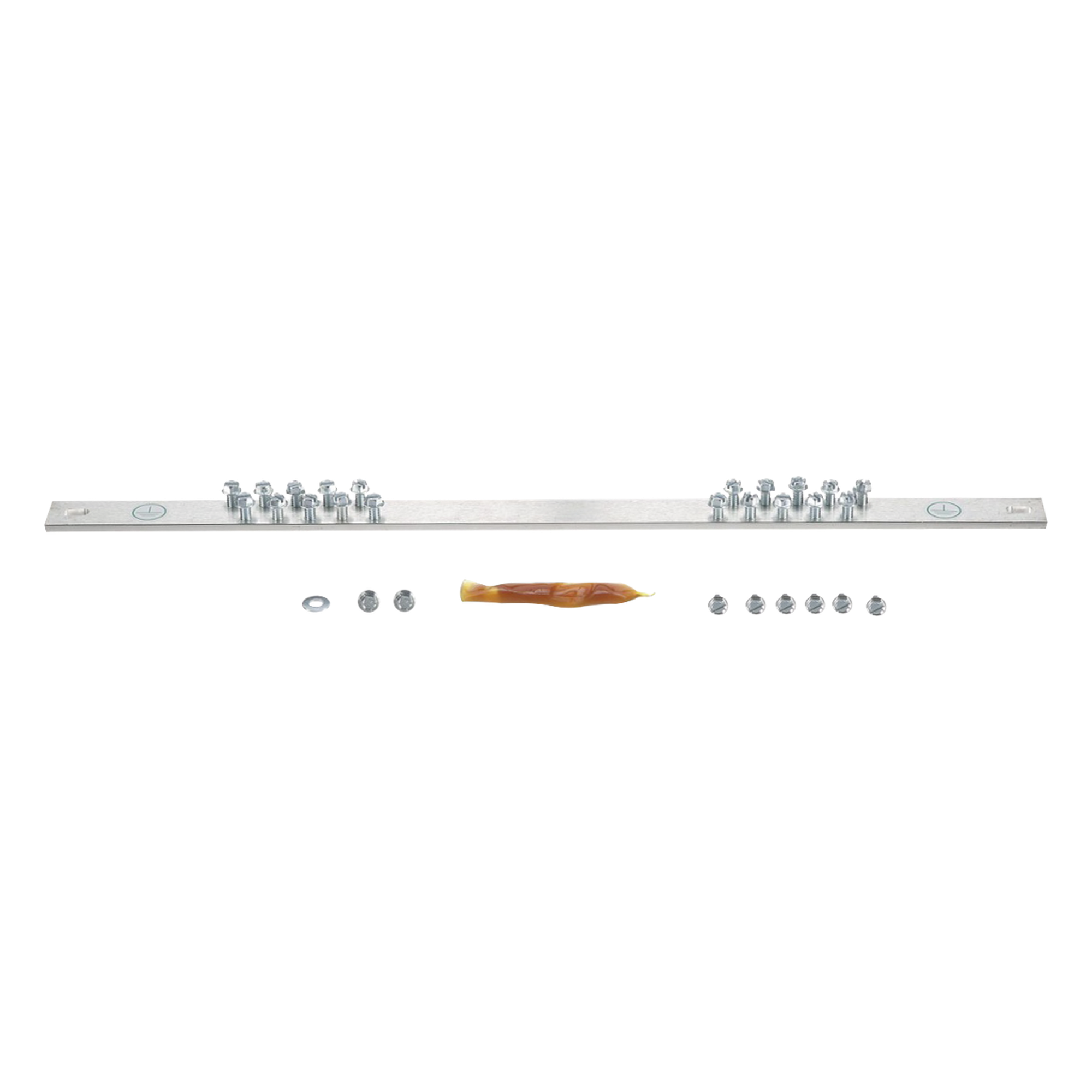 Barra de Conexión a Tierra / 19' (483 mm) / 20 Orificios / Tornillos #12-24 Incluidos / EIA-310 / TIA-942 — PANDUIT · SKU RGRB19U
