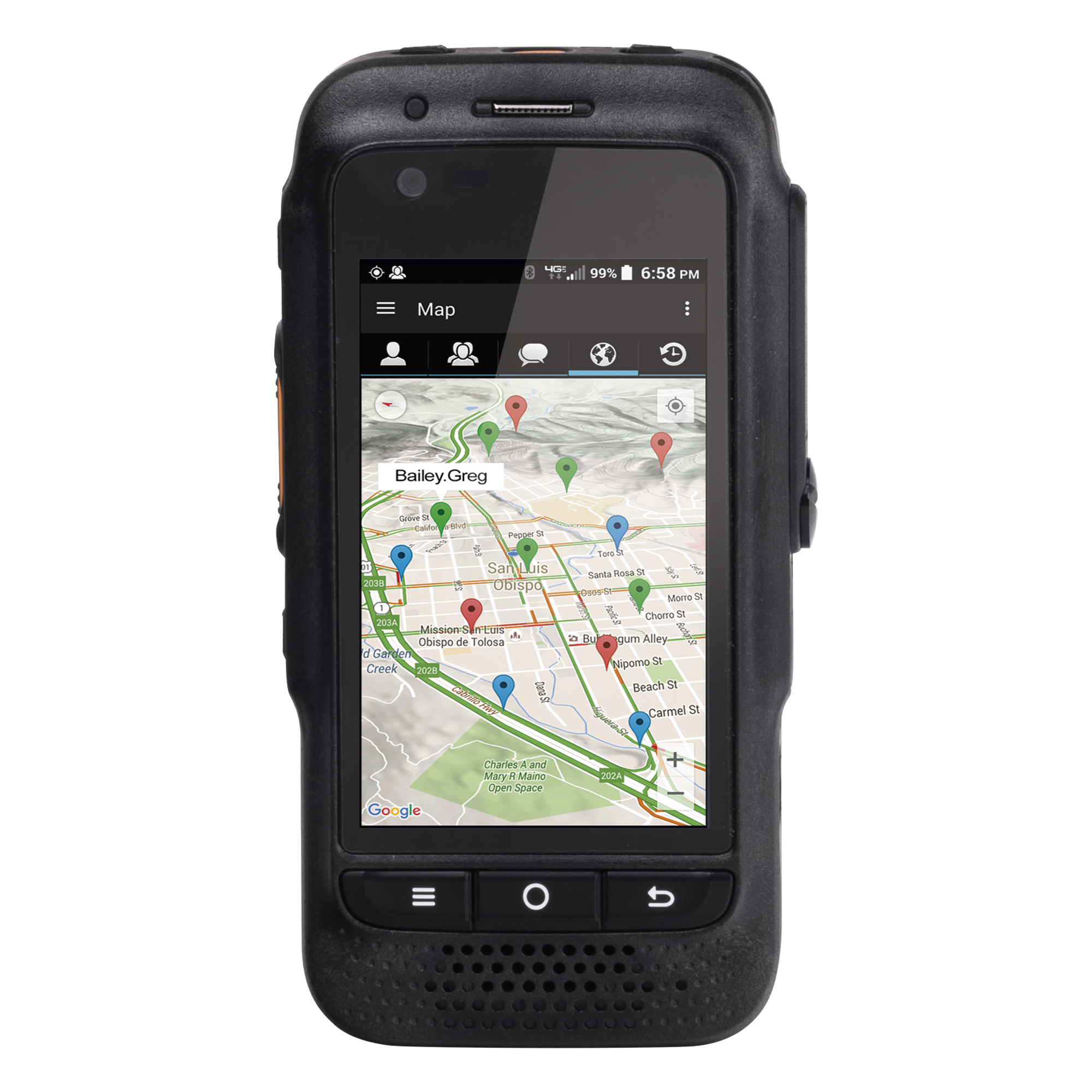 Radio PoC 4G LTE IP67  Compatible Con NXRADIO y TASSTA /Pantalla Táctil 3.1" Gorilla Glass 3
