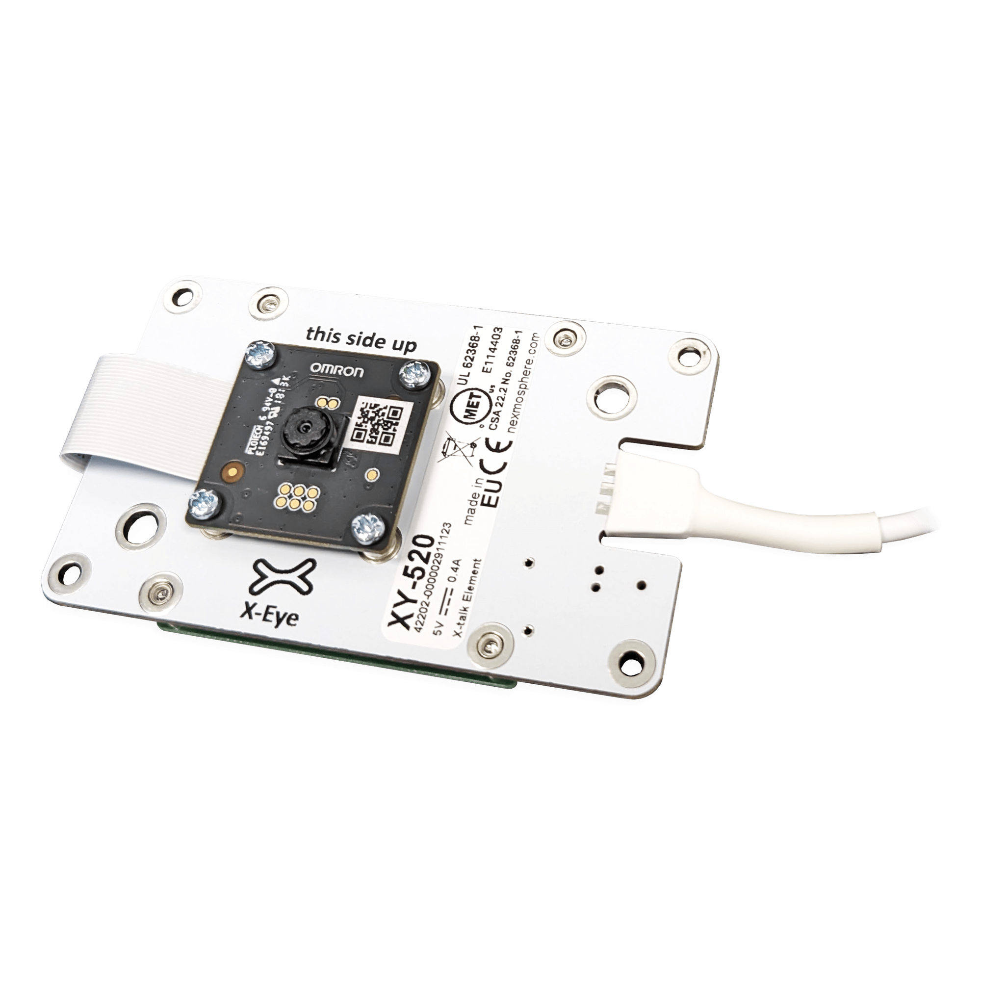 Sensor de Demografía / Género y Edad / 50° FoV / Alcance 35-250 cm (1.1-8.2 ft) / GDPR Compliant / 400 mA — NEXMOSPHERE · SKU XY-520