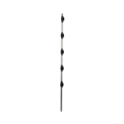 Poste de Paso para Cercas Eléctricas / Tubo de Acero Galvanizado / 5 Aisladores / Longitud 1.2 m (3.9 ft) / Diámetro 25 mm (1 in) / Peso 0.92 kg — SFIRE · SKU SF-POST-5