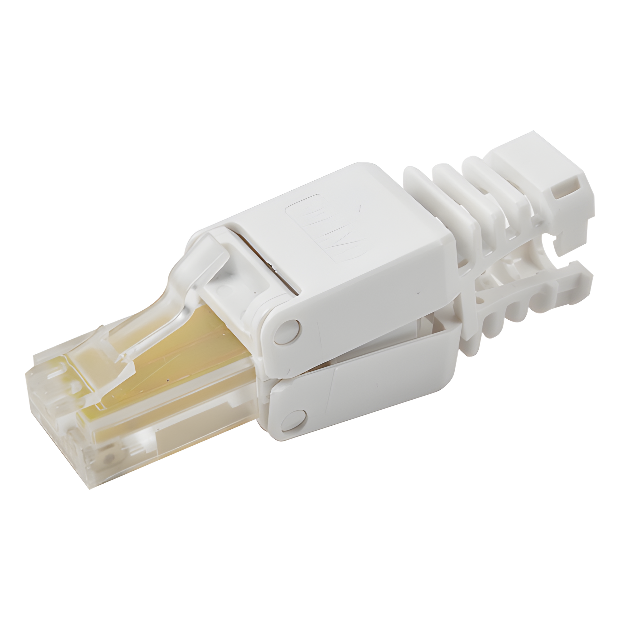 Plug de Campo RJ45 / Cat5e y Cat6 / Sin Herramientas / 1000 VCC / T-568A/B / Policarbonato