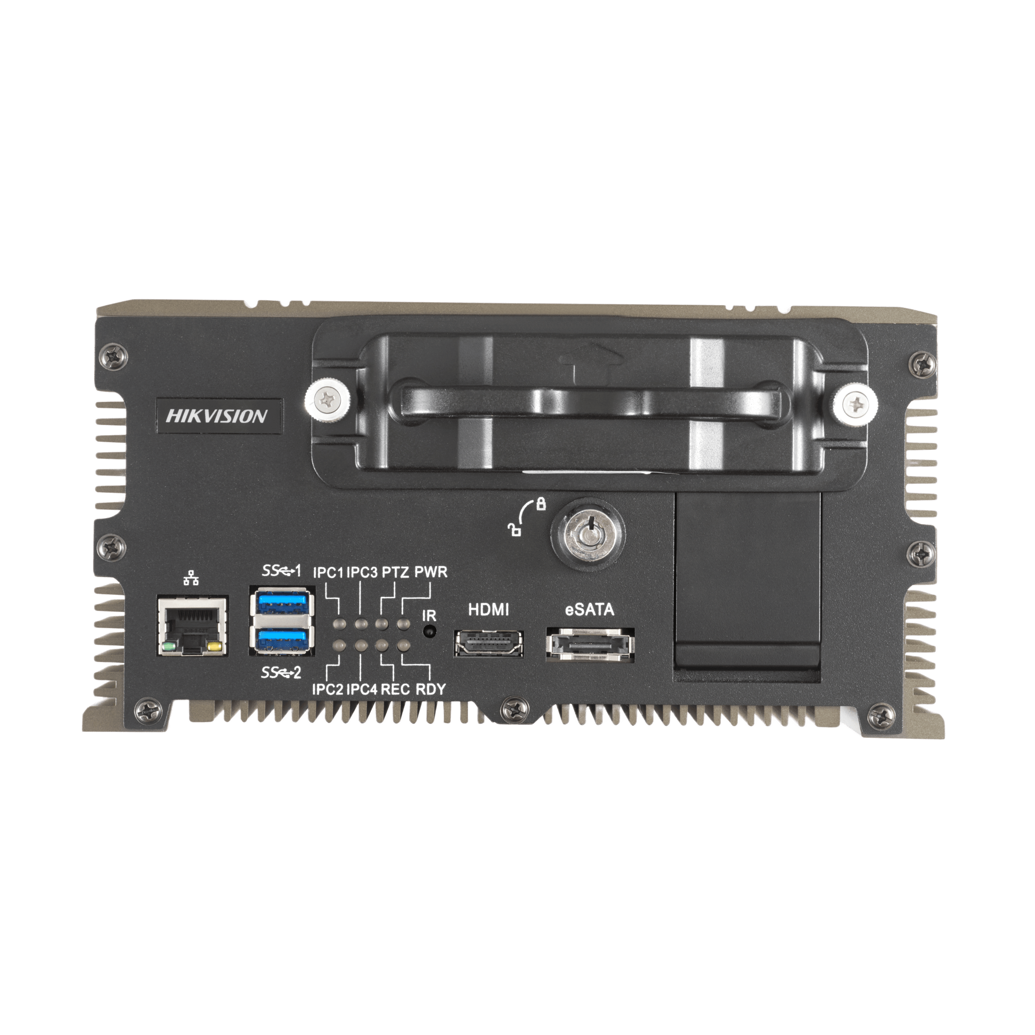 NVR Movil de 5 Canales de 2 Megapixel  / 2 Bahías de Dsco Duro de 2 TB / Soporta GPS