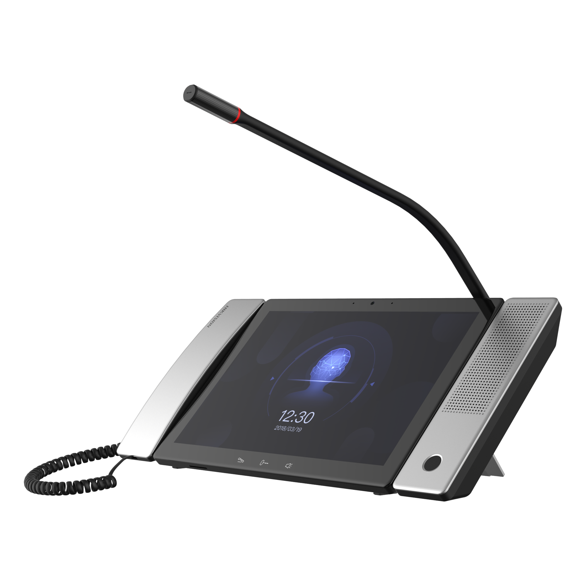 Estación Maestra Touch IP / Pantalla 10.1' / 1280x800 / 128 Cámaras / 10,000 Monitores / Android 7.1 / HDMI / Lector de Huellas
