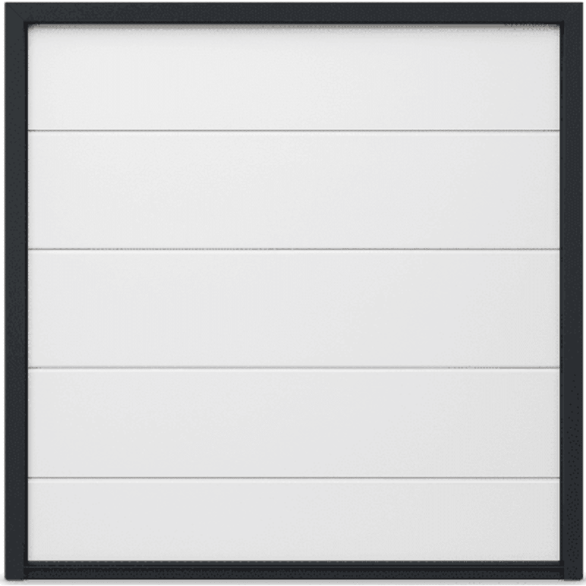Puerta de Garage Seccional / 9 x 7 pies (2.74 x 2.13 m) / Panel Calibre 26 / Aislamiento Poliuretano 42 mm / 4 Secciones / Lámina Galvanizada — ACCESSPRO · SKU APDOOR-97