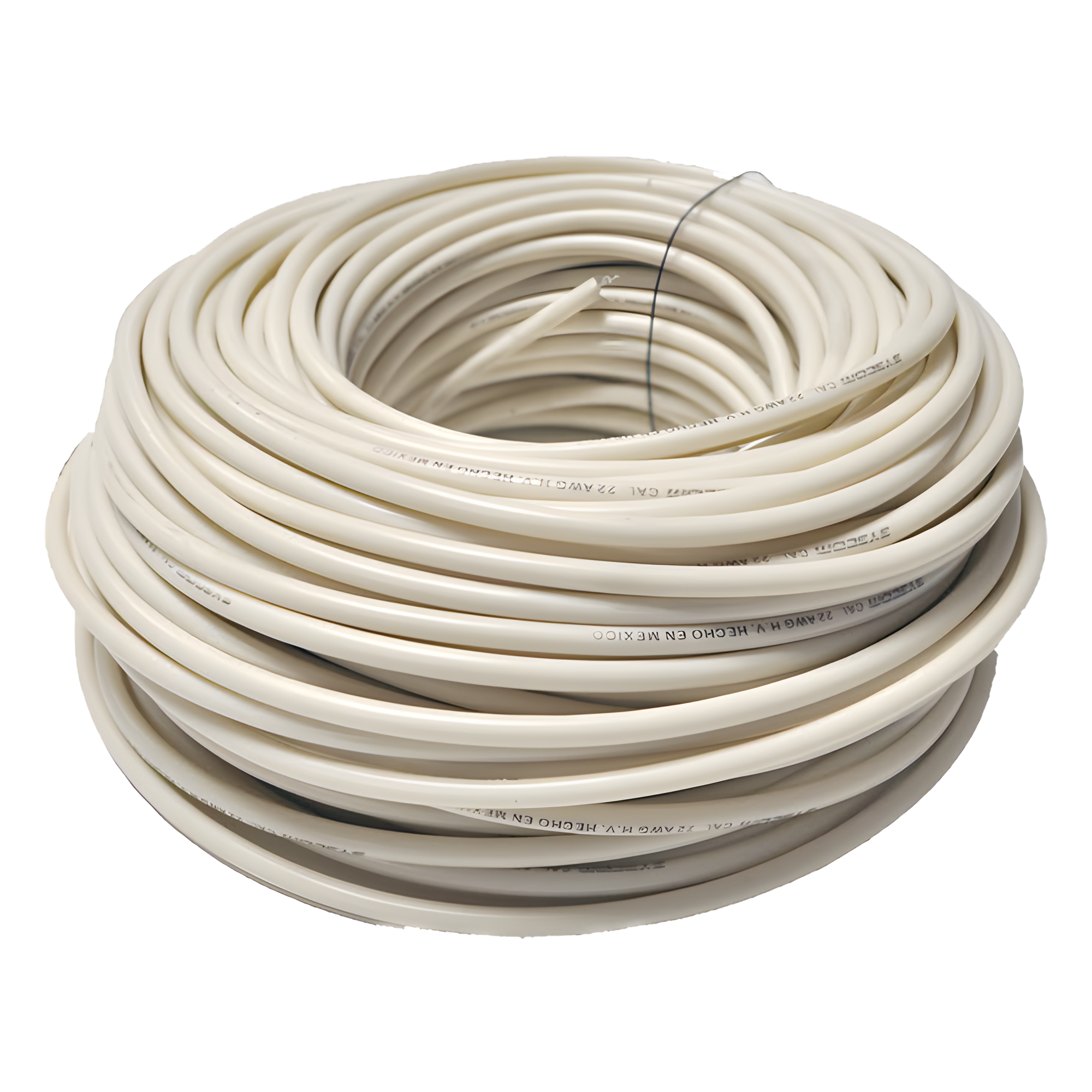 Cable para Cercas Electrificadas / Doble Aislado / Bobina 50 m (164 ft) / Calibre 22 AWG / Anti-UV / Multifilar / -10°C a 60°C — SFIRE · SKU AWG50