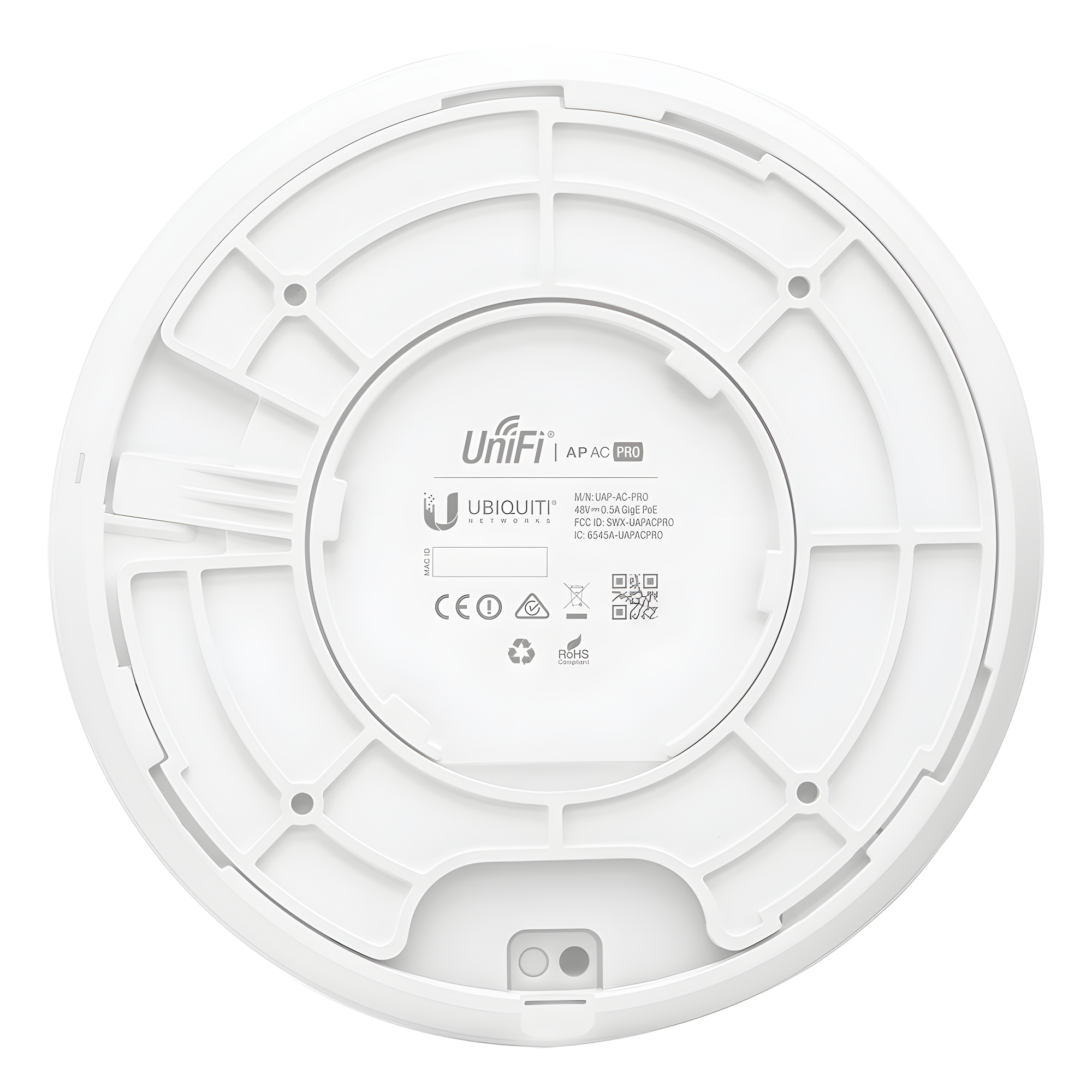 Access Point Wi-Fi 5 / 1.3 Gbps / MIMO 3x3 / Cobertura 140 m² (1,500 ft²) / 250+ Clientes / PoE / Montaje Techo-Pared