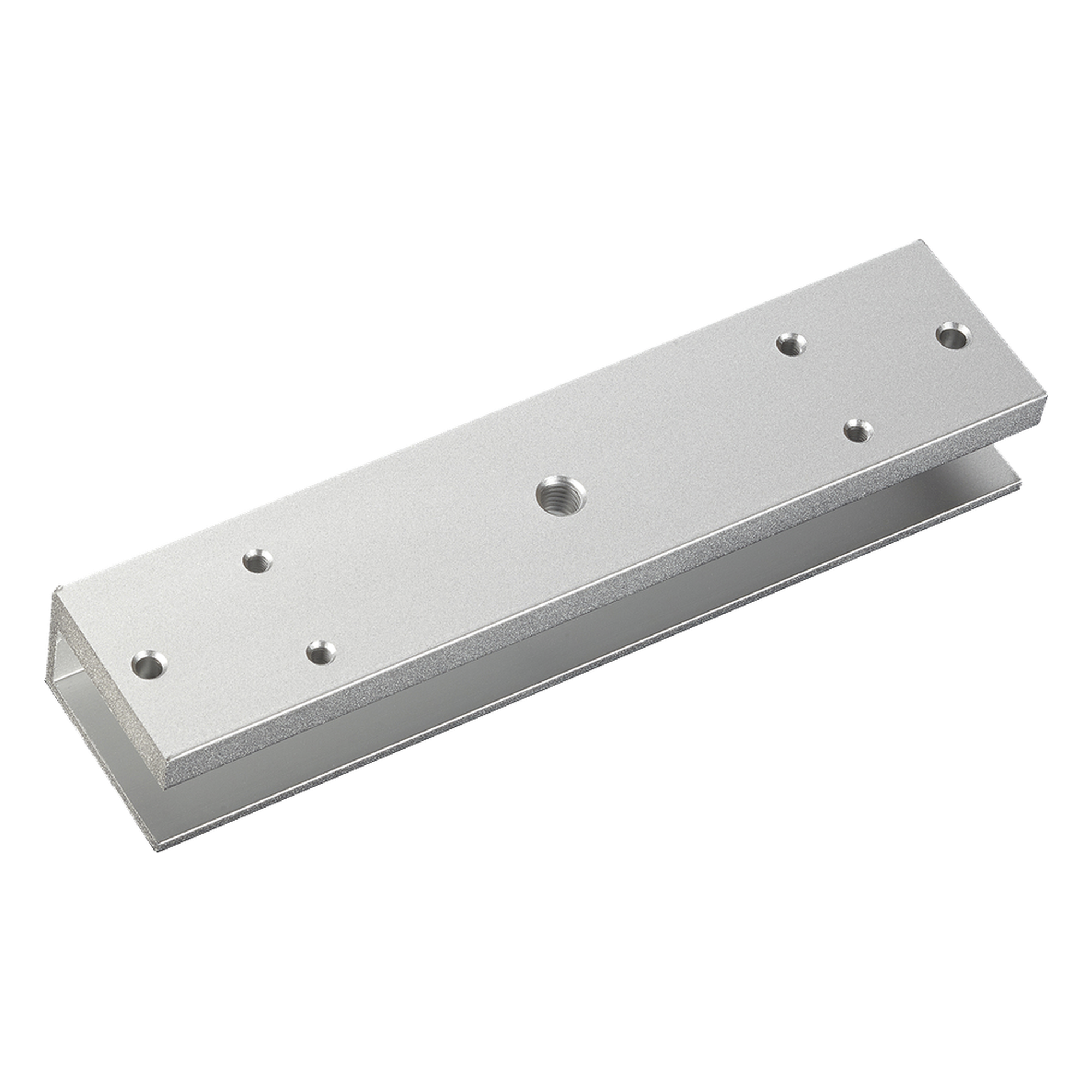 Montaje para puerta de vidrio / 180x40x28 mm / Vidrio 8-15 mm / 0.32 kg / Diseño en U — ACCESSPRO · SKU BU600LED