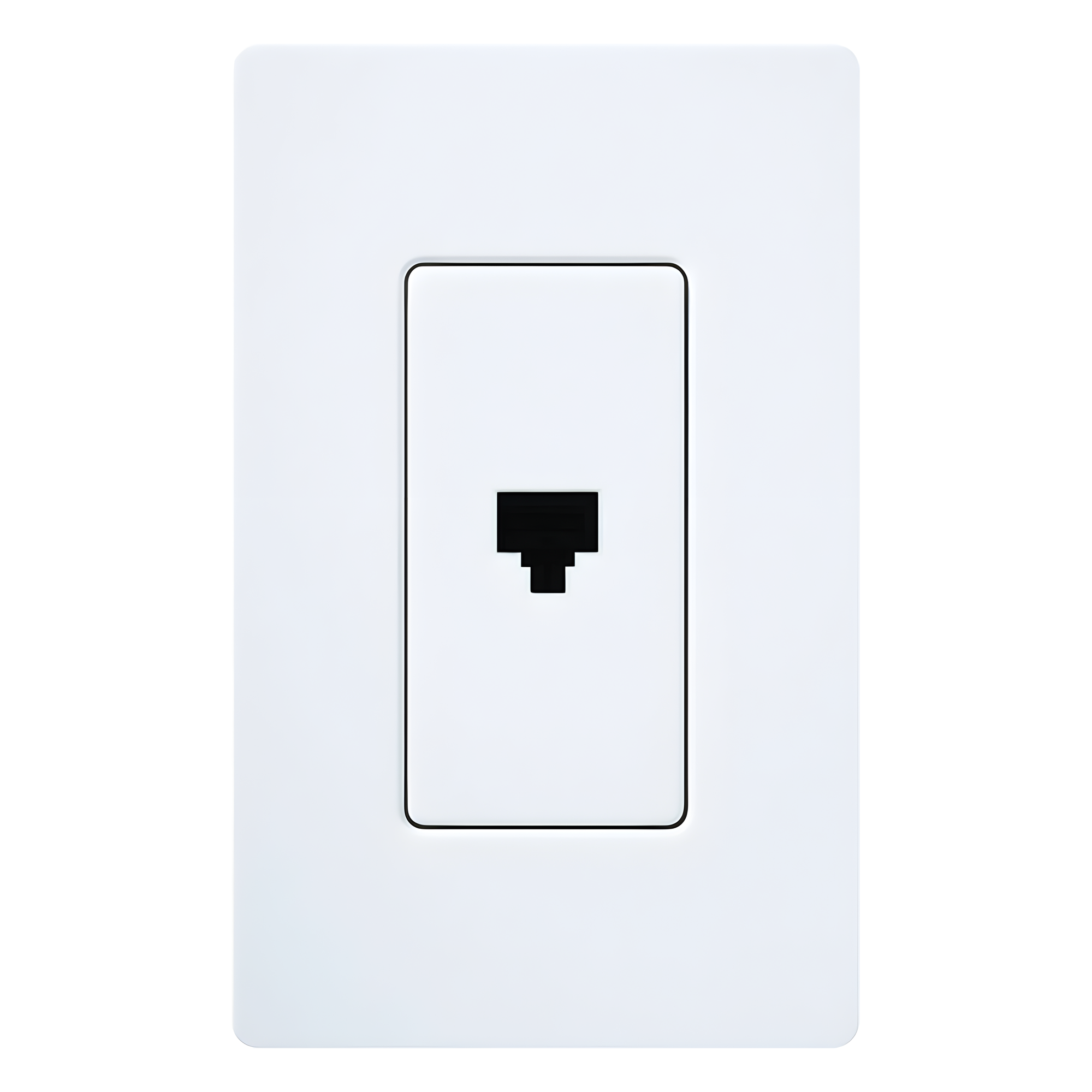 Jack Telefónico de Pared / RJ11 6 Conductores / Diseño a Ras / Compatible Placas Claro y Satin Colors — LUTRON ELECTRONICS · SKU CAPJWH