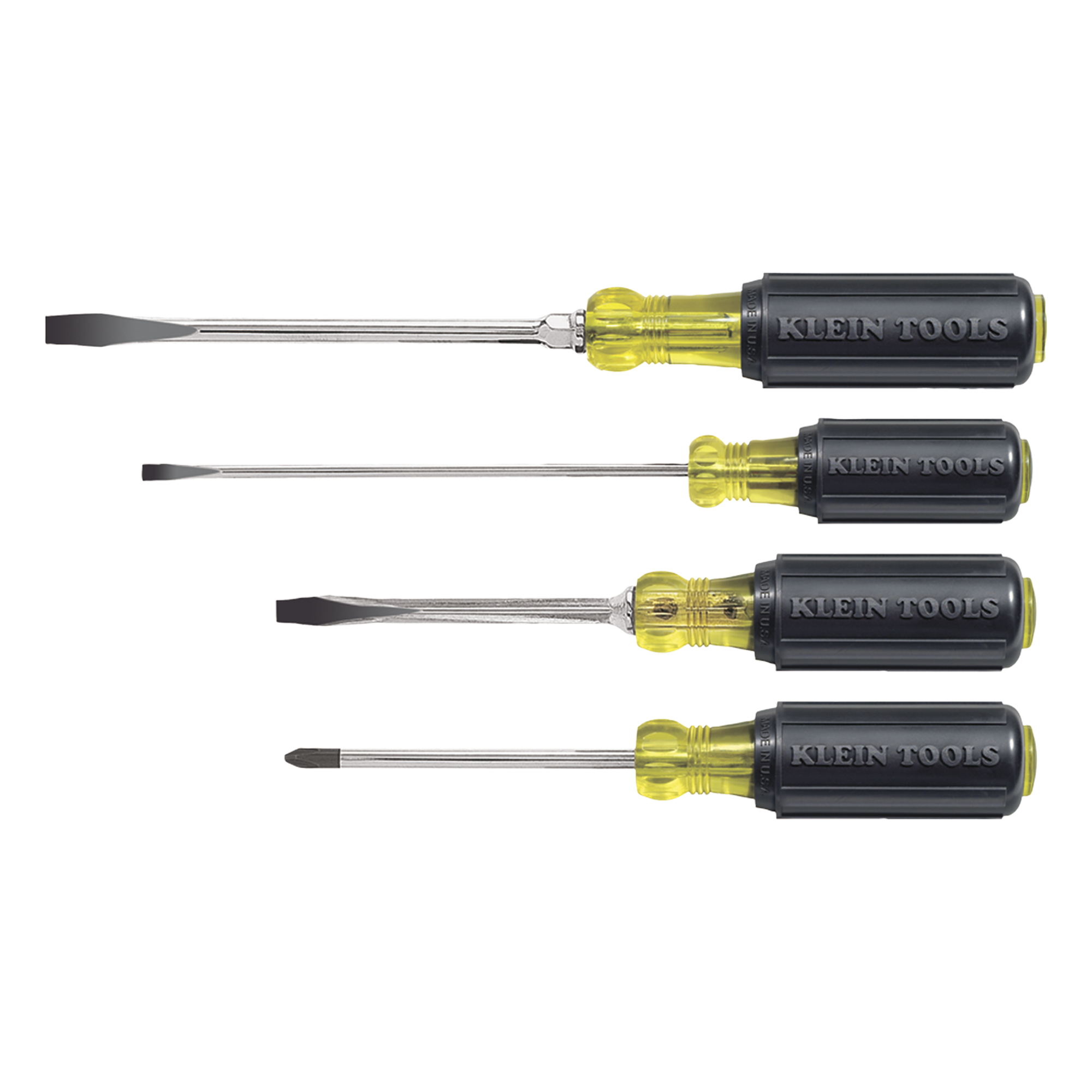Juego de Desarmadores / Phillips / Plano / Cabinet / 4 Piezas / Mango Acojinado — KLEIN TOOLS · SKU 85105