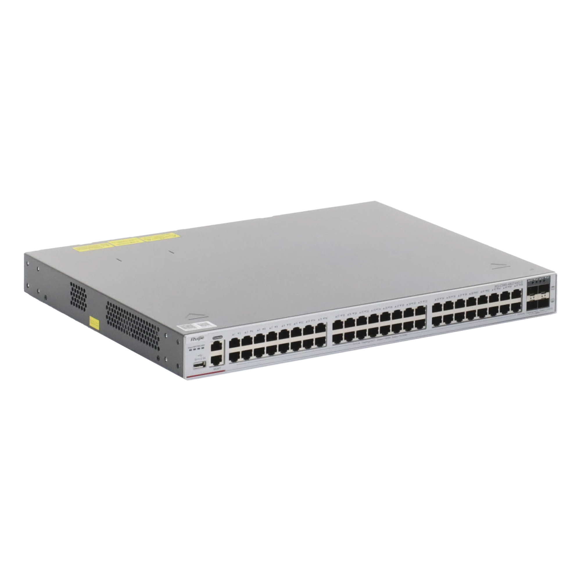 Switch Core Capa 3 / 48 Puertos Gigabit / 4 SFP+ 10G / Capacidad 880 Gbps / Doble Fuente Modular / Gestión Cloud — RUIJIE · SKU RG-CS85-48GT4XS-D