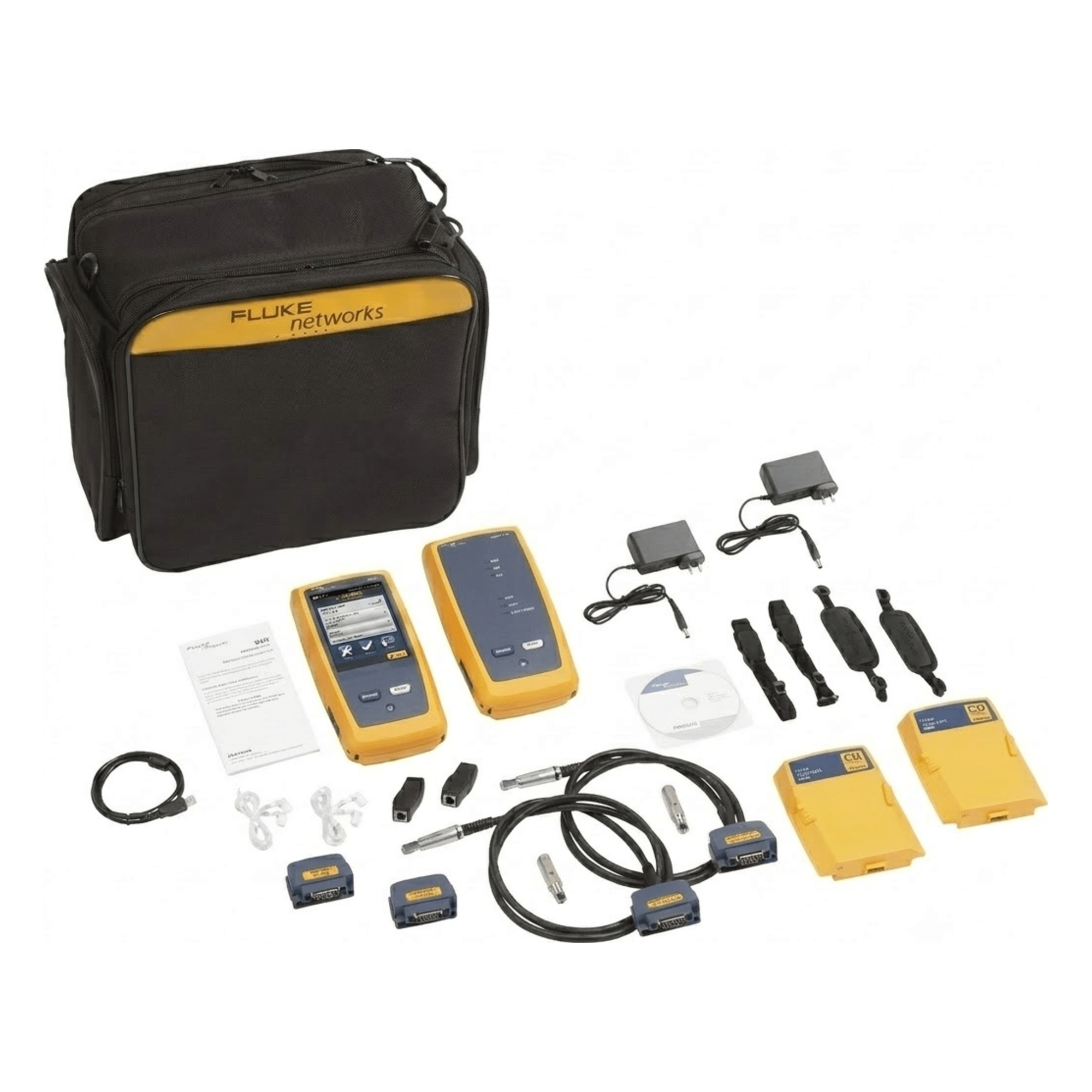 Certificador de Cable de Cobre / Cat5e a Cat8 / 2 GHz / WiFi Integrado / Pantalla 5.7" (14.48 cm) / Precisión Nivel VI — FLUKE NETWORKS · SKU DSX2-8000INT