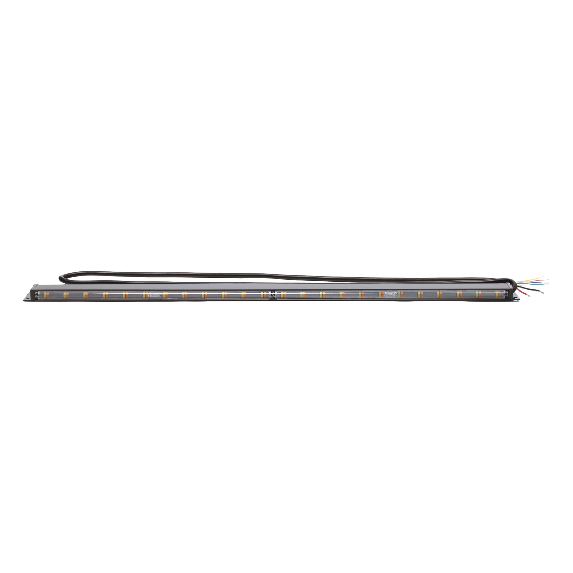 Barra de Luz LED Perimetral / 24 Pulgadas / Dual Color Ámbar/Claro / 12 Vcc / IP67 / 32 Modos Flash / SAE Clase III — ECCO · SKU ED3724AWL