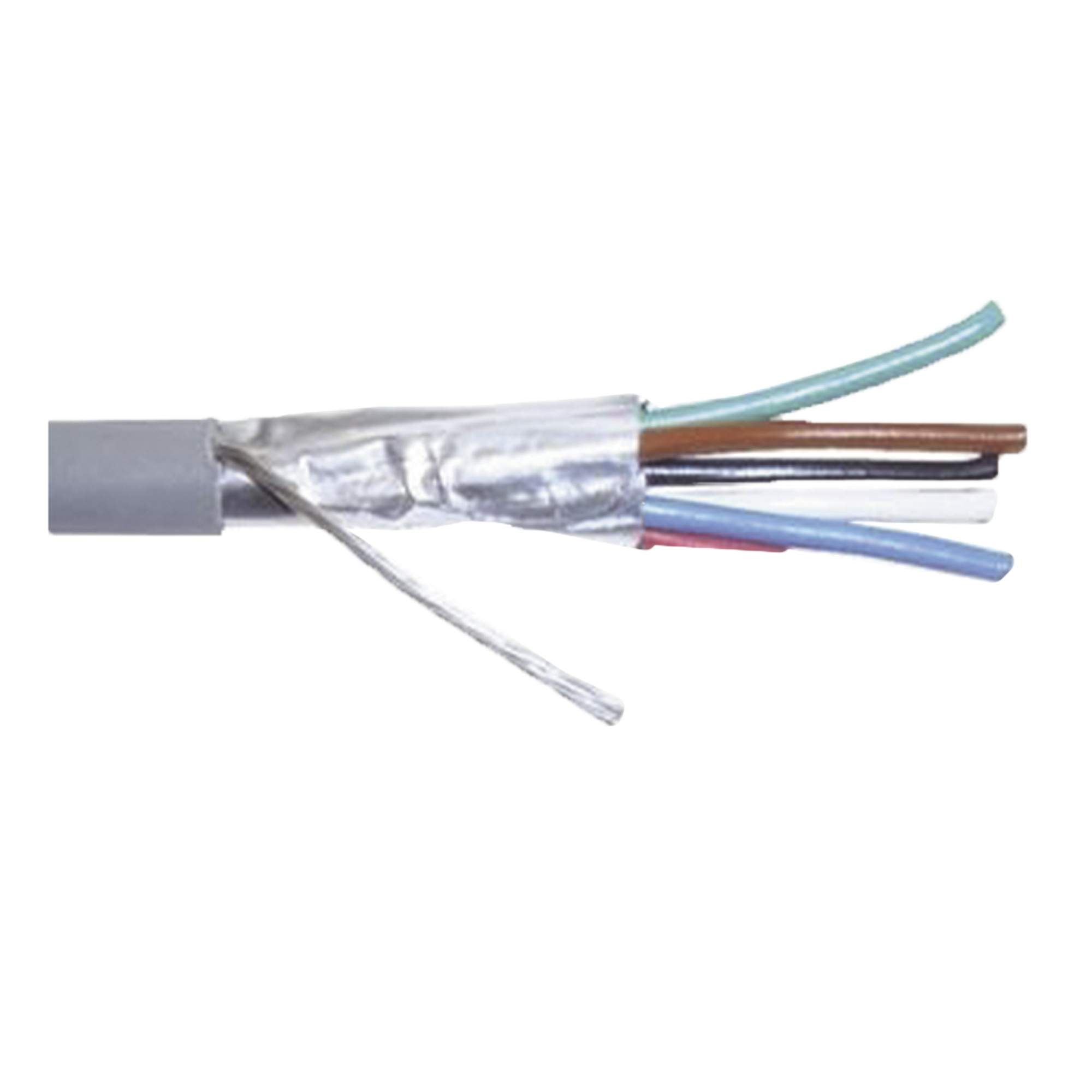 Cable para Alarma / 6 Conductores / 22 AWG / Blindado / CMR / 305 m (1000 ft) — VIAKON · SKU 9290