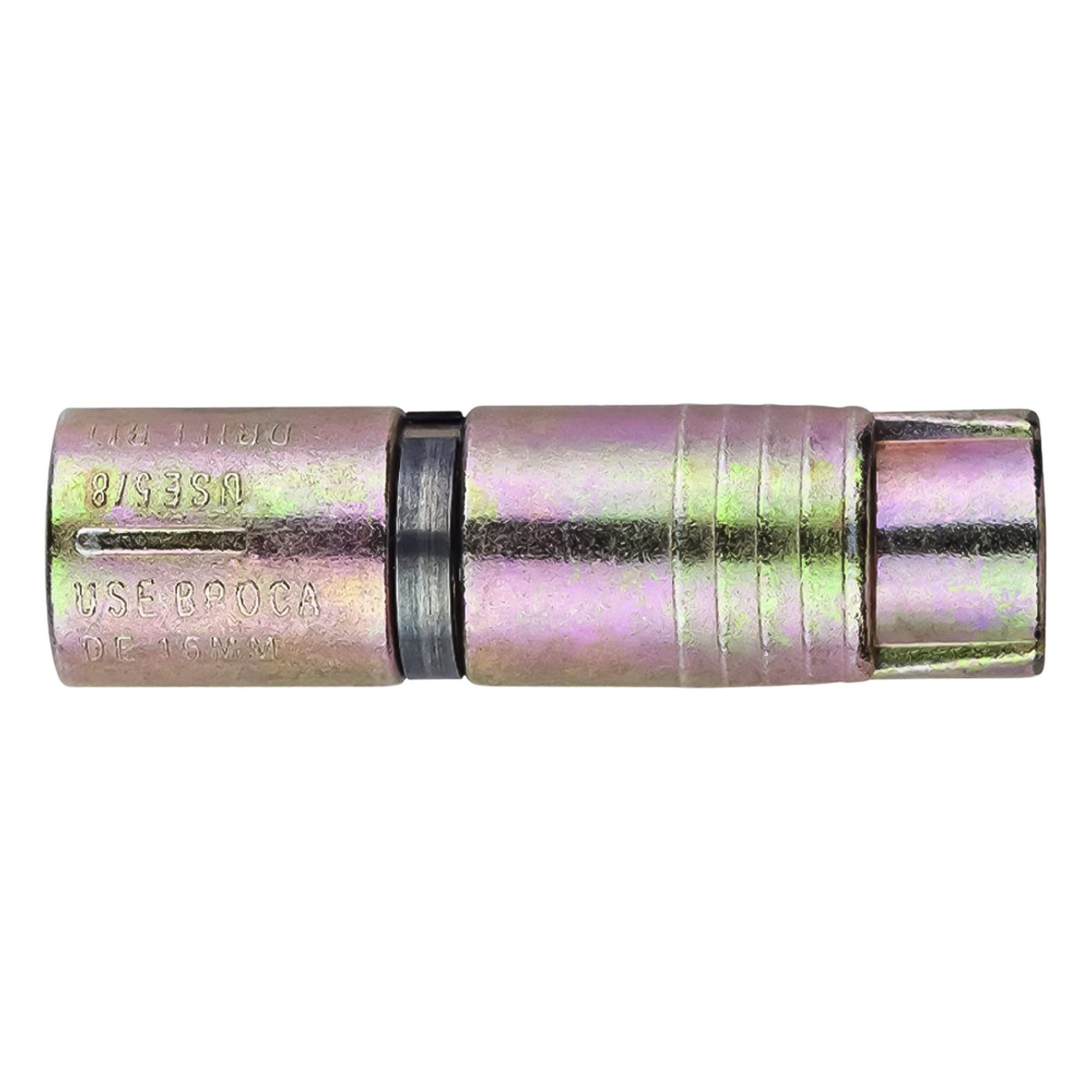 Taquete Expansor Tipo Z / 5/16" / Zamak 3 / Expansión con Par Controlado / Hormigón y Ladrillo / Carga Media / Versión Cápsula — INDEX · SKU AZA-MAC-L516