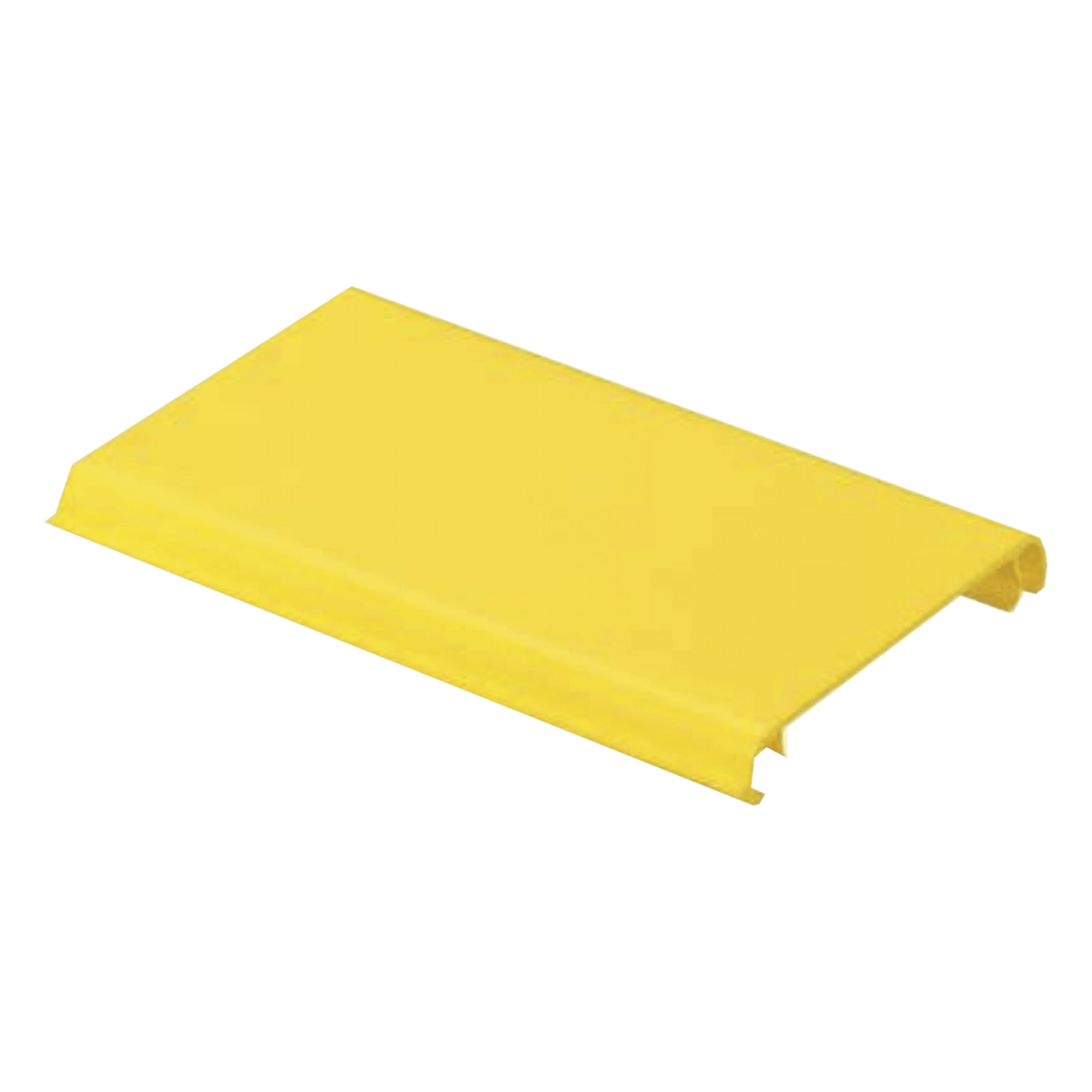 Tapa con Bisagra para Canaleta / Sistema 4x4 / PVC Rígido 94V-0 / Apertura 30° a 90° / 3 m (10 ft) / Amarillo — PANDUIT · SKU FRHC4YL10
