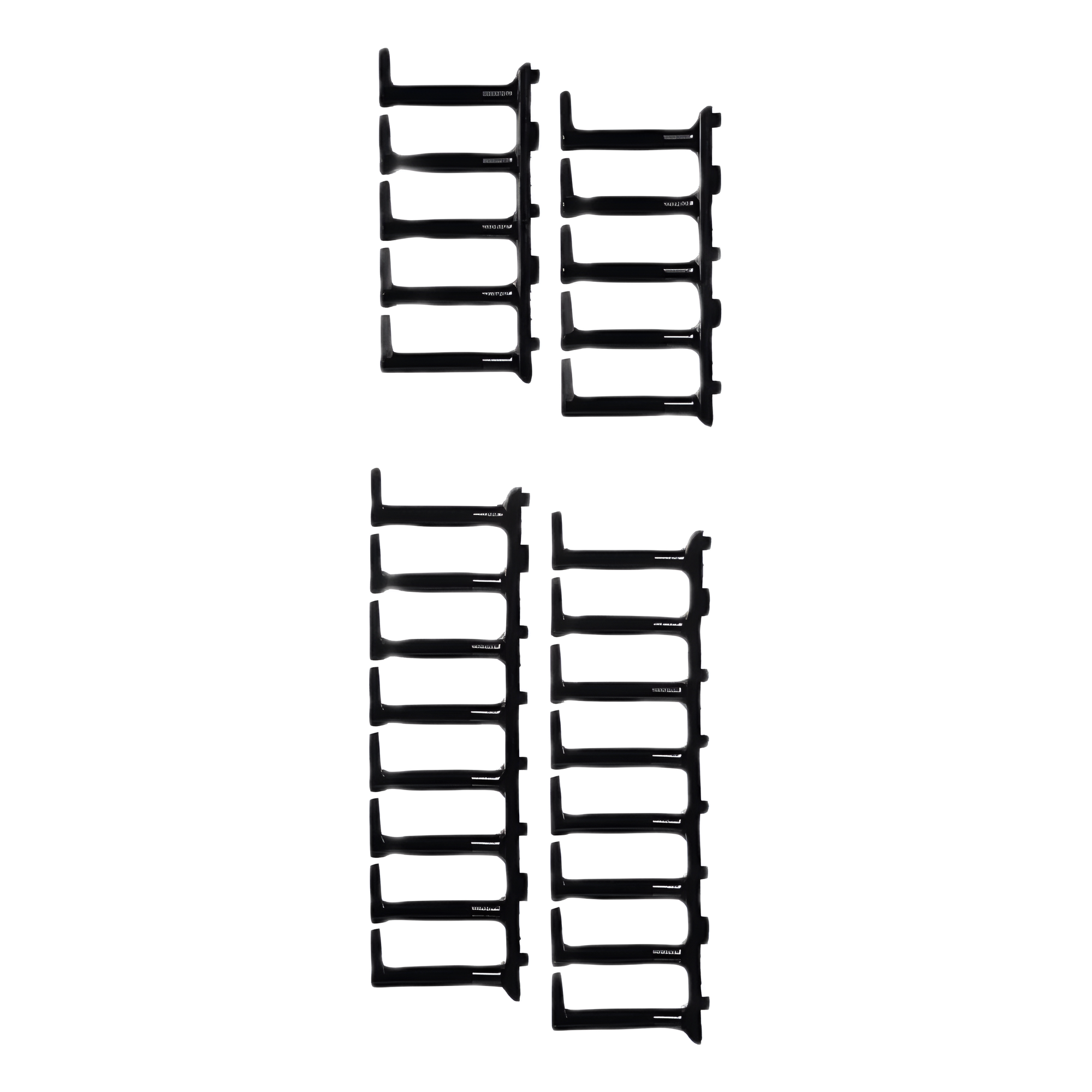 Kit de Dedos para Gestión de Cables / 48 UR / Dedos 100 mm / Montaje LH/RH / Color Negro — PANDUIT · SKU XGL-FMS48B