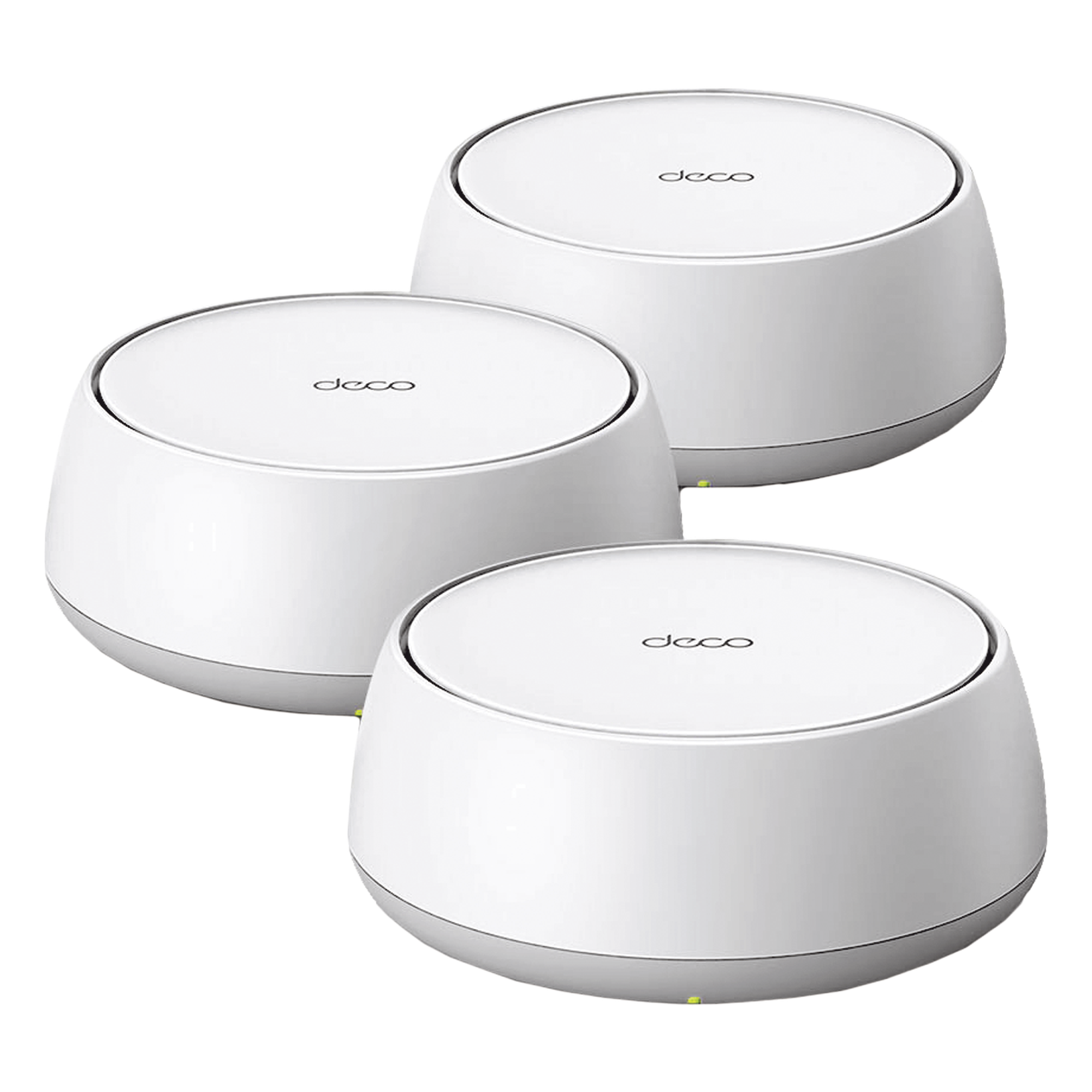 Sistema Mesh Wi-Fi 7 / 3600 Mbps / 2 Puertos 2.5 Gbps / 4 Antenas Internas / MLO / App Deco — TP-LINK · SKU DECO-BE25-3PACK