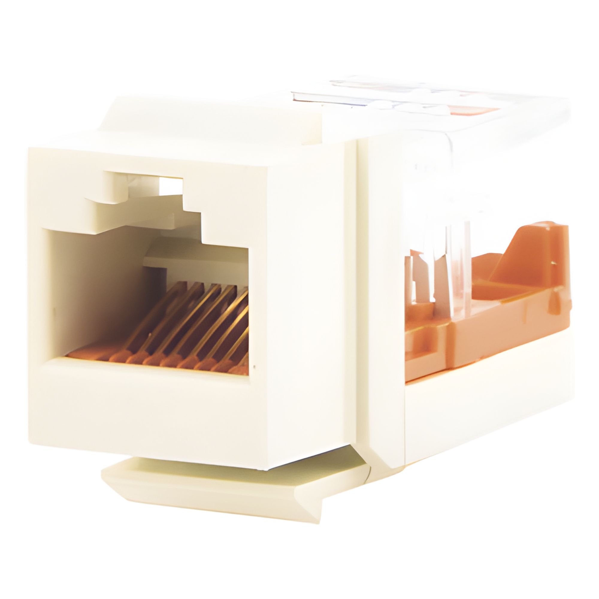 Jack Keystone / Cat 5e / 8P8C / Leadframe / T568A-B / Sin Blindaje / Blanco Mate — PANDUIT · SKU NK5E88MIWY