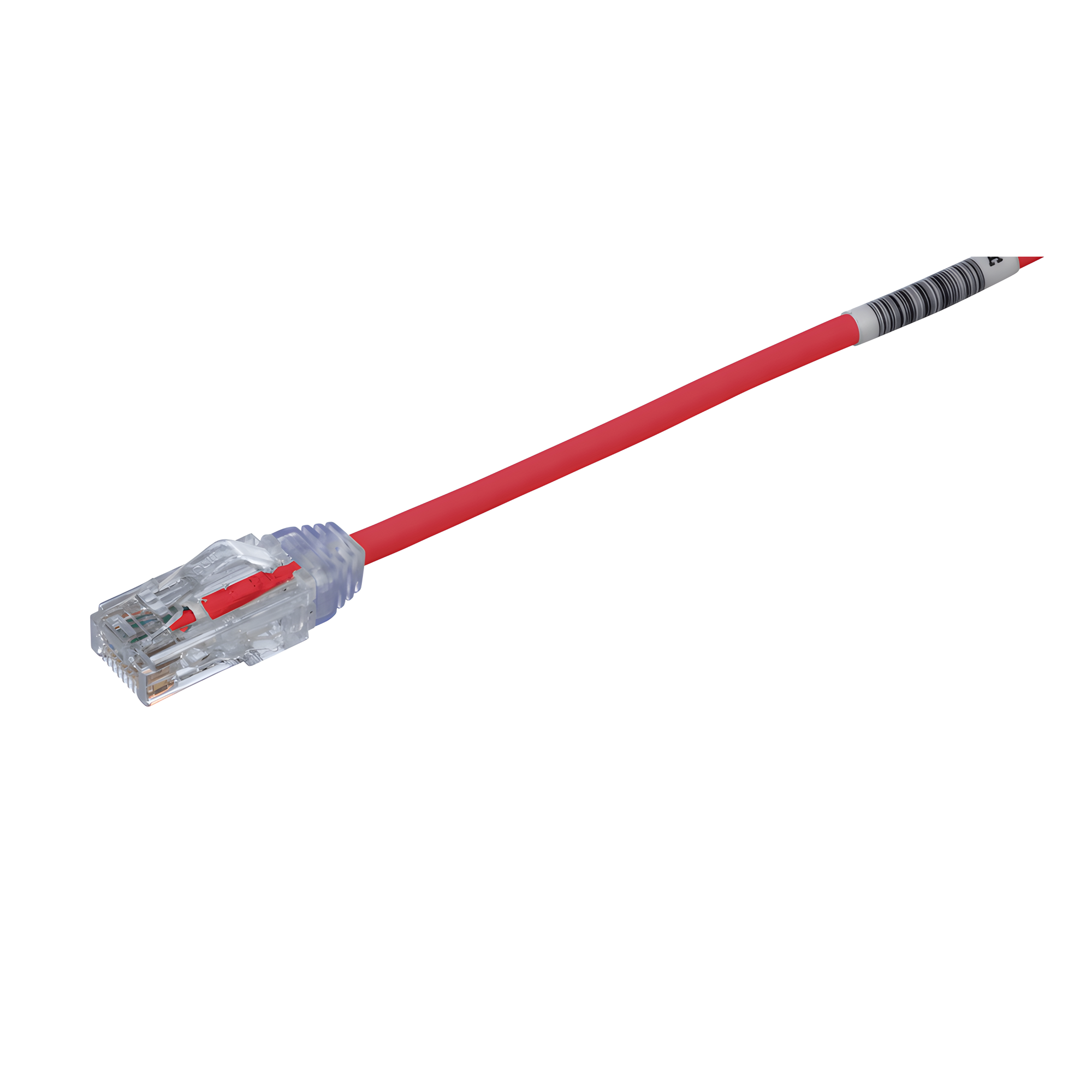 Cable de Parcheo UTP / Cat6 / 28AWG Diámetro Reducido / 20 cm / Rojo — PANDUIT · SKU UTP28SP0.2MRD