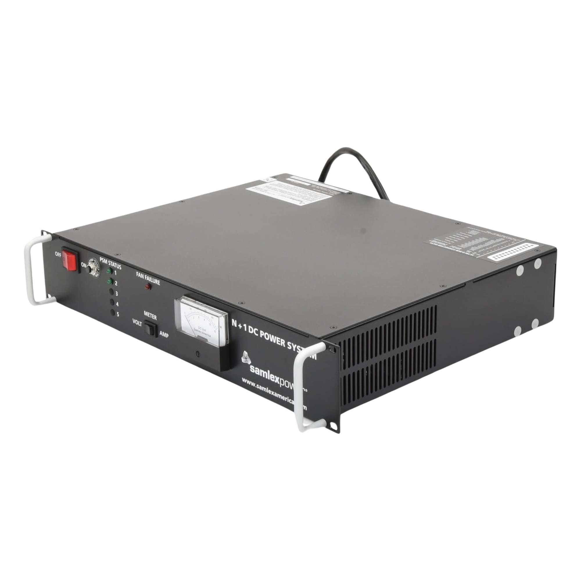 Fuente de Poder Conmutada / 13.8 VCC / 40 A Continua / Rack 19" 2U / Cargador de Baterías 8 A / Escalable 100 A