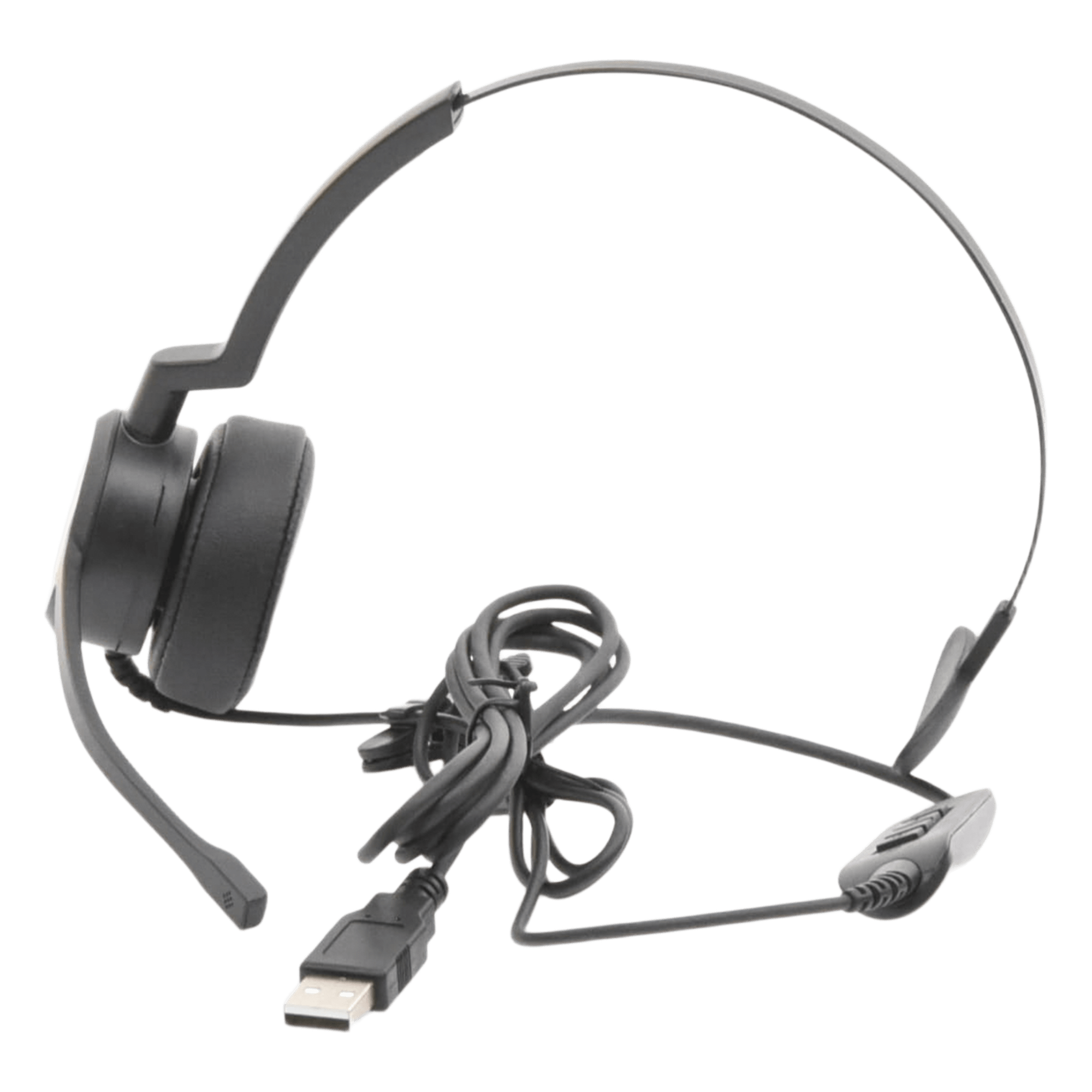 Auriculares USB / Mono / Audio HD / Micrófono Cardioide con Cancelación de Ruido / Diadema Ajustable / 58 g — EPCOM PROAUDIO · SKU PROA-HS10USB