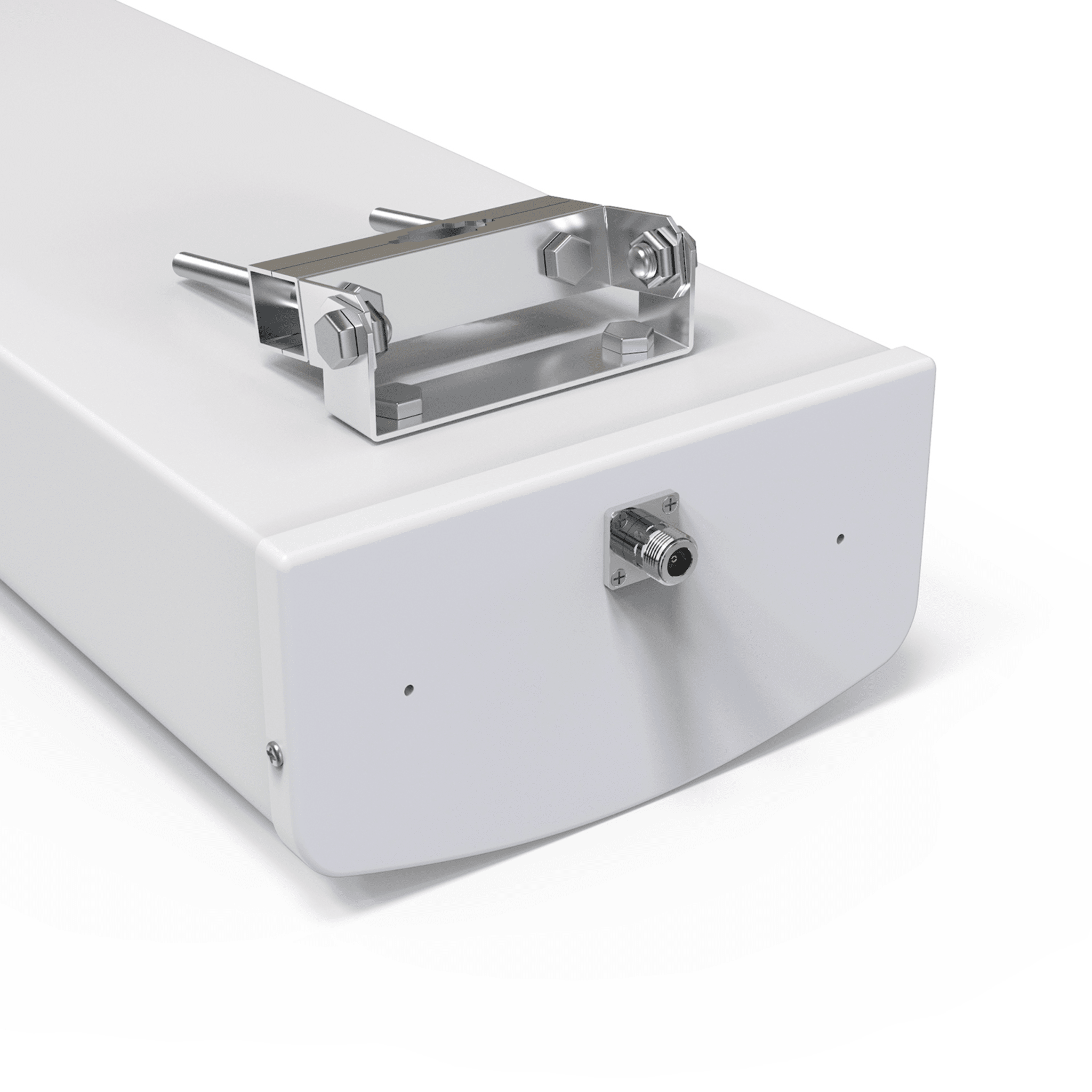 Antena Sectorial para Exterior / 1710-2190 MHz / Ganancia 18 dBi / Ancho de Banda 480 MHz / VSWR ≤1.5 / Potencia 200W / IP65 / Viento 60 m/s