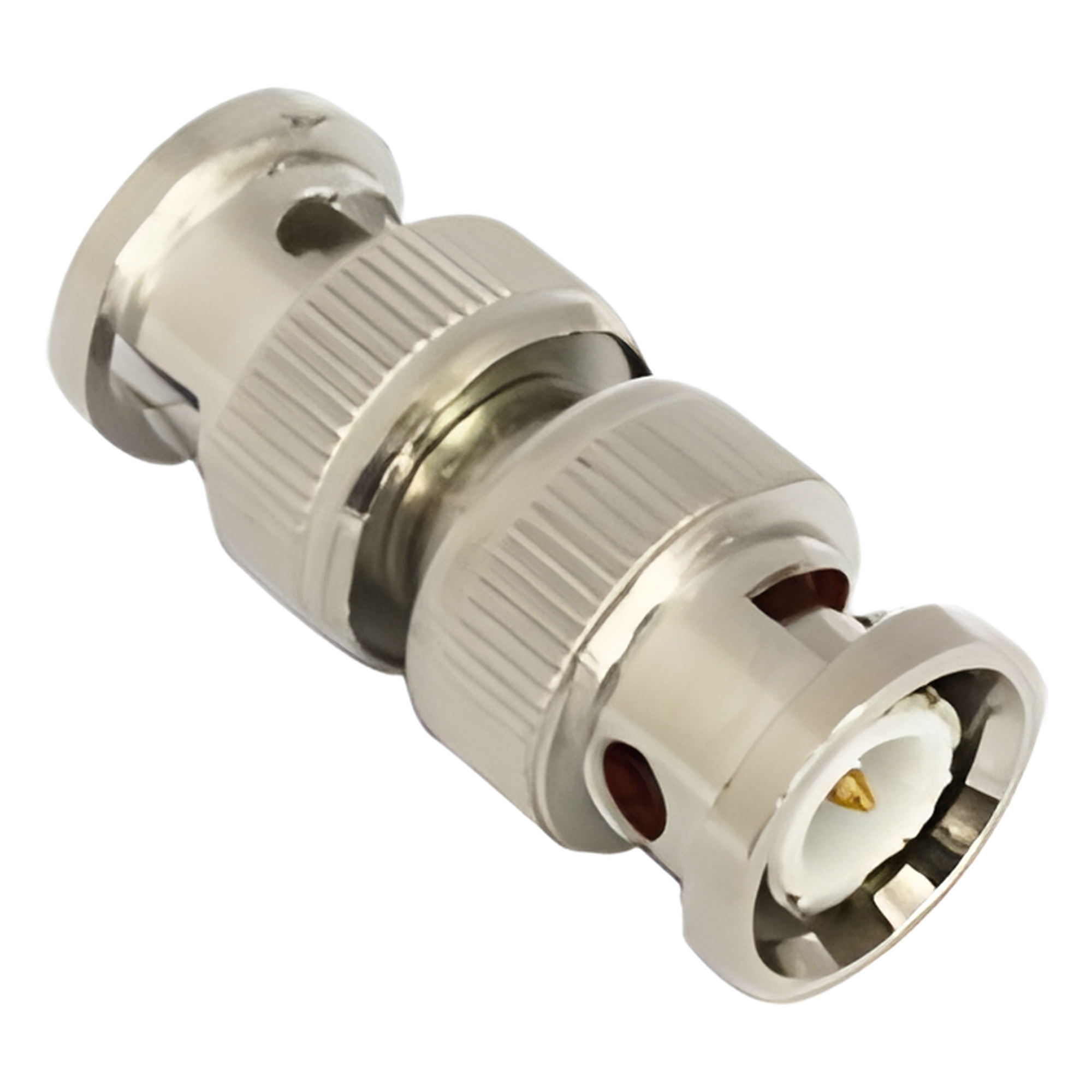 Adaptador Coaxial / BNC Macho a BNC Macho / 75 Ohm / Barril / Níquel-Oro-PTFE / 13.9 mm x 33.6 mm — EPCOM TITANIUM · SKU TT-RG-13