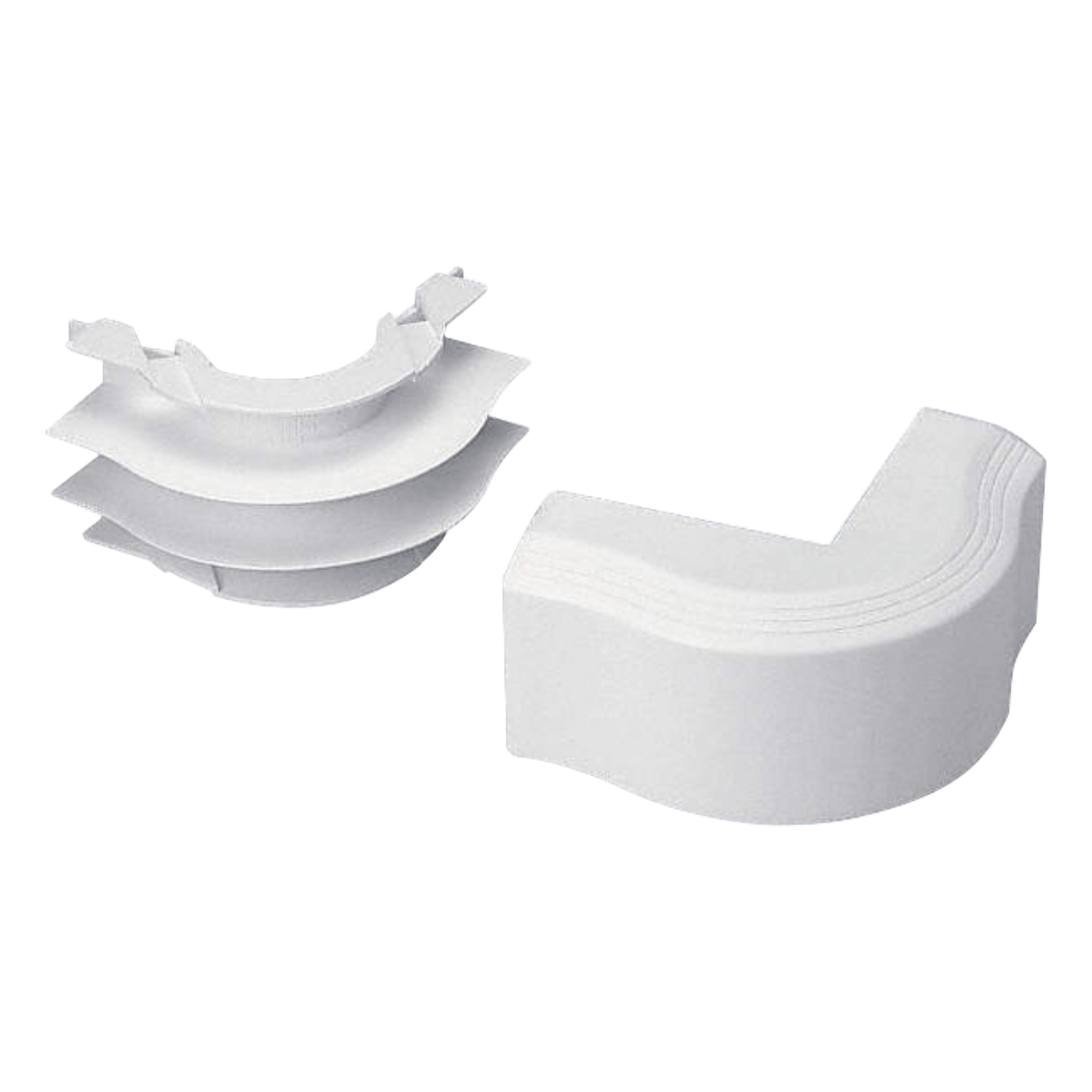 Accesorio de Canaleta / Esquinero Exterior / PVC Rígido / UL94V-0 / Rango Térmico 0 a 50°C / Instalación en Pared, Techo o Piso — PANDUIT · SKU T45OCIW