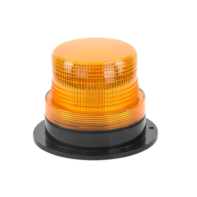 Burbuja brillante  de Larga Vida Útil con 8 LEDs, color ámbar, domo ámbar, 12Vcd