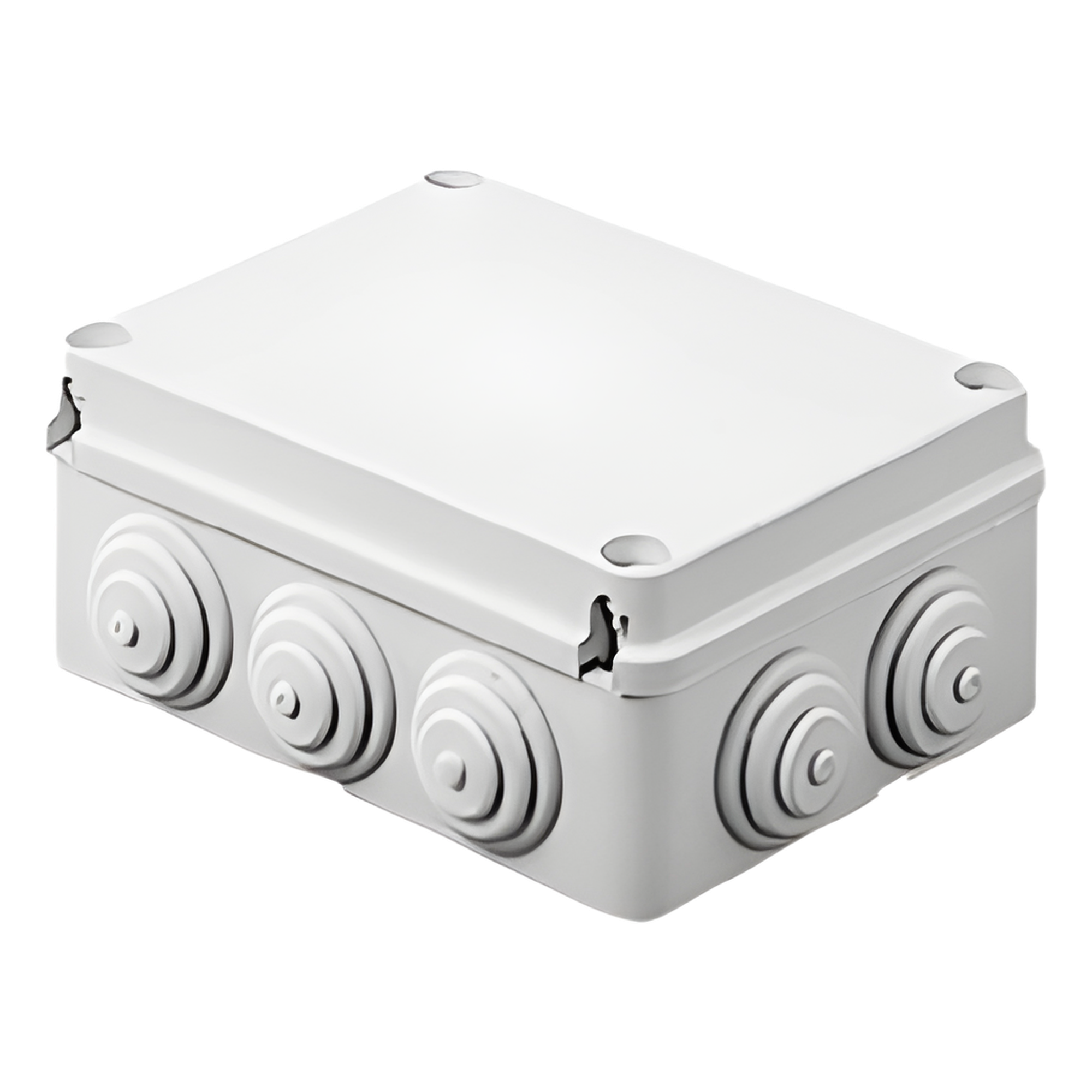 Caja Estanca de Derivación / 12 Entradas / IP55 / IK08 / 240x190x90 mm / Libre de Halógenos / -24 a 60°C — GEWISS · SKU GW-44-008