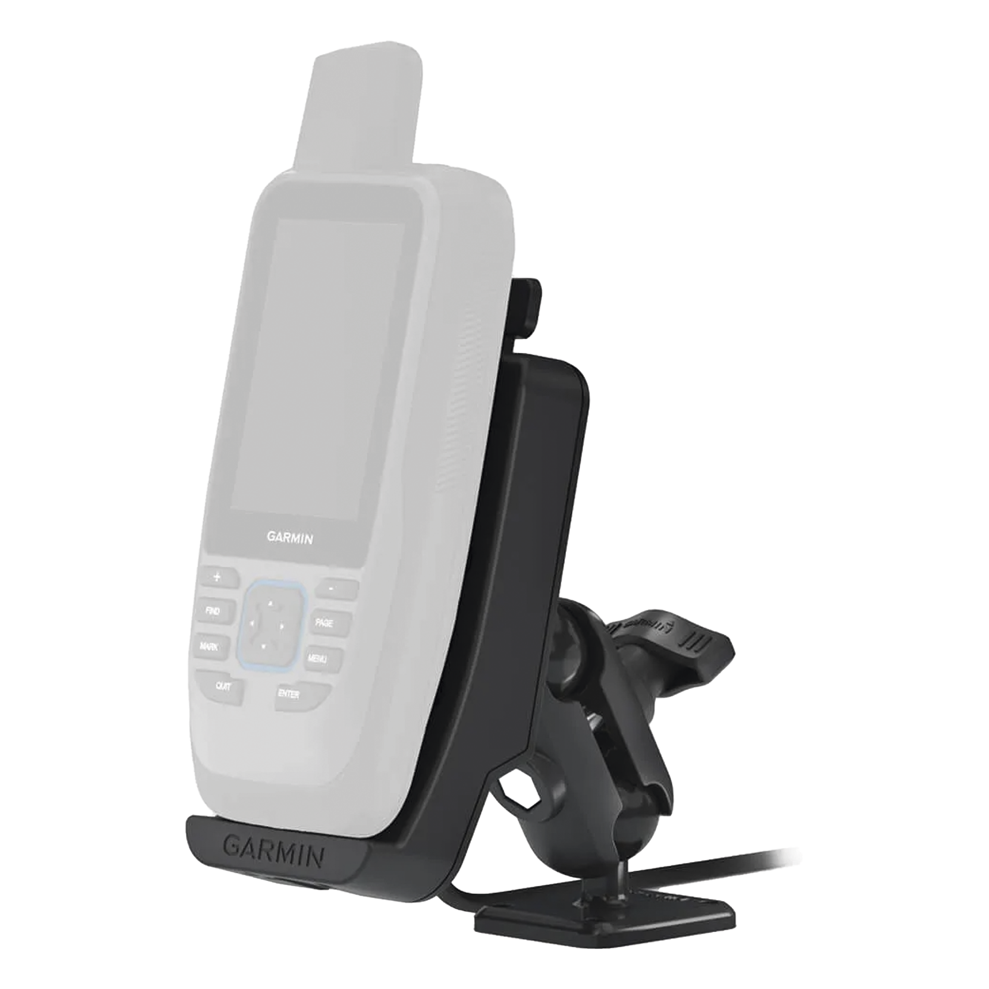 Soporte con Conexión Eléctrica / Compatibilidad GPSMAP 86 / Carga Continua / Diseño Robusto / Conector Antivibración / Resistente a Intemperie — GARMIN · SKU 10-12946-00