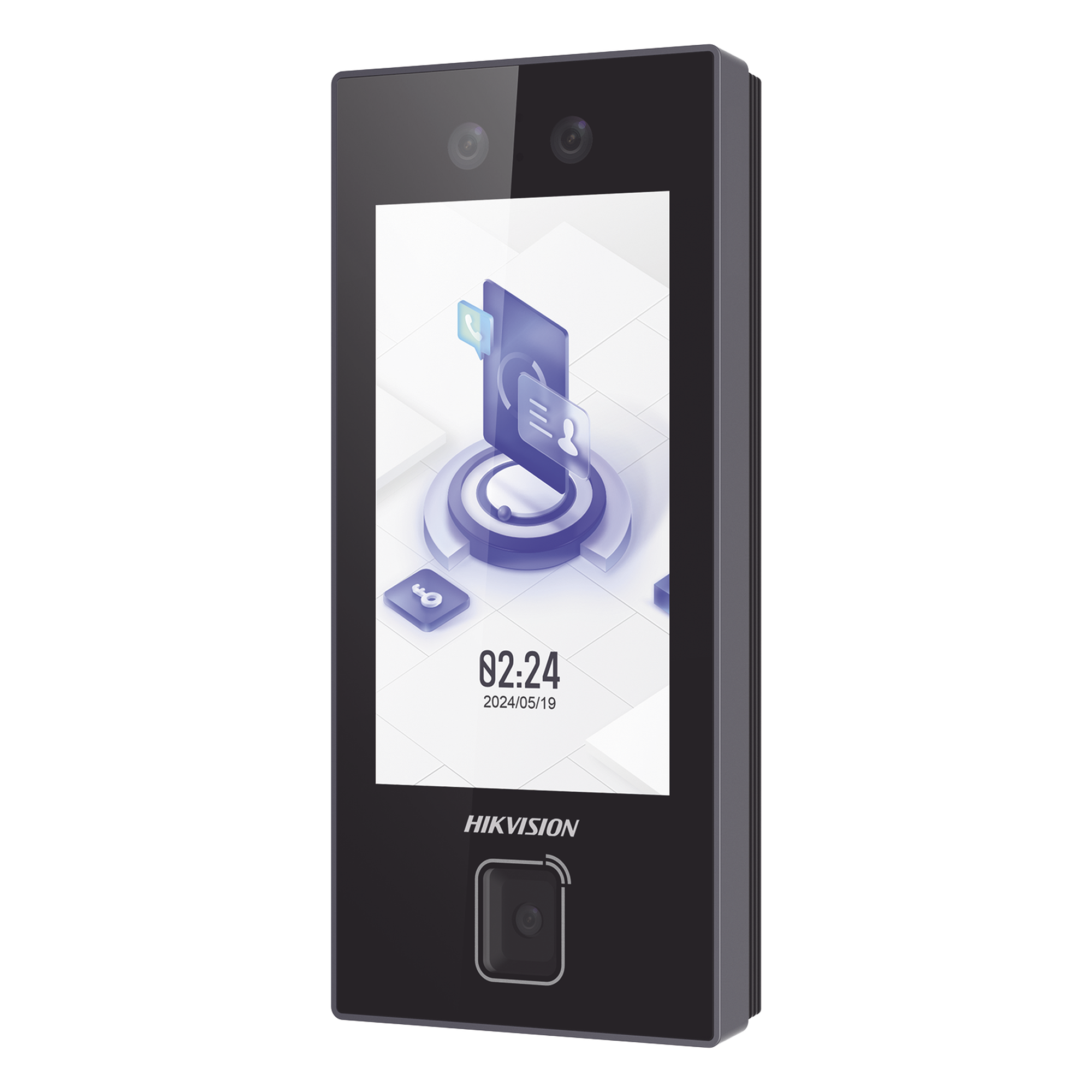 Terminal de Control de Acceso Facial / Lector QR Físico / 3,000 Rostros / Pantalla Táctil 4.5" / PoE y Wi-Fi / IP65 — HIKVISION · SKU DS-K1T344MBWX-QRE1