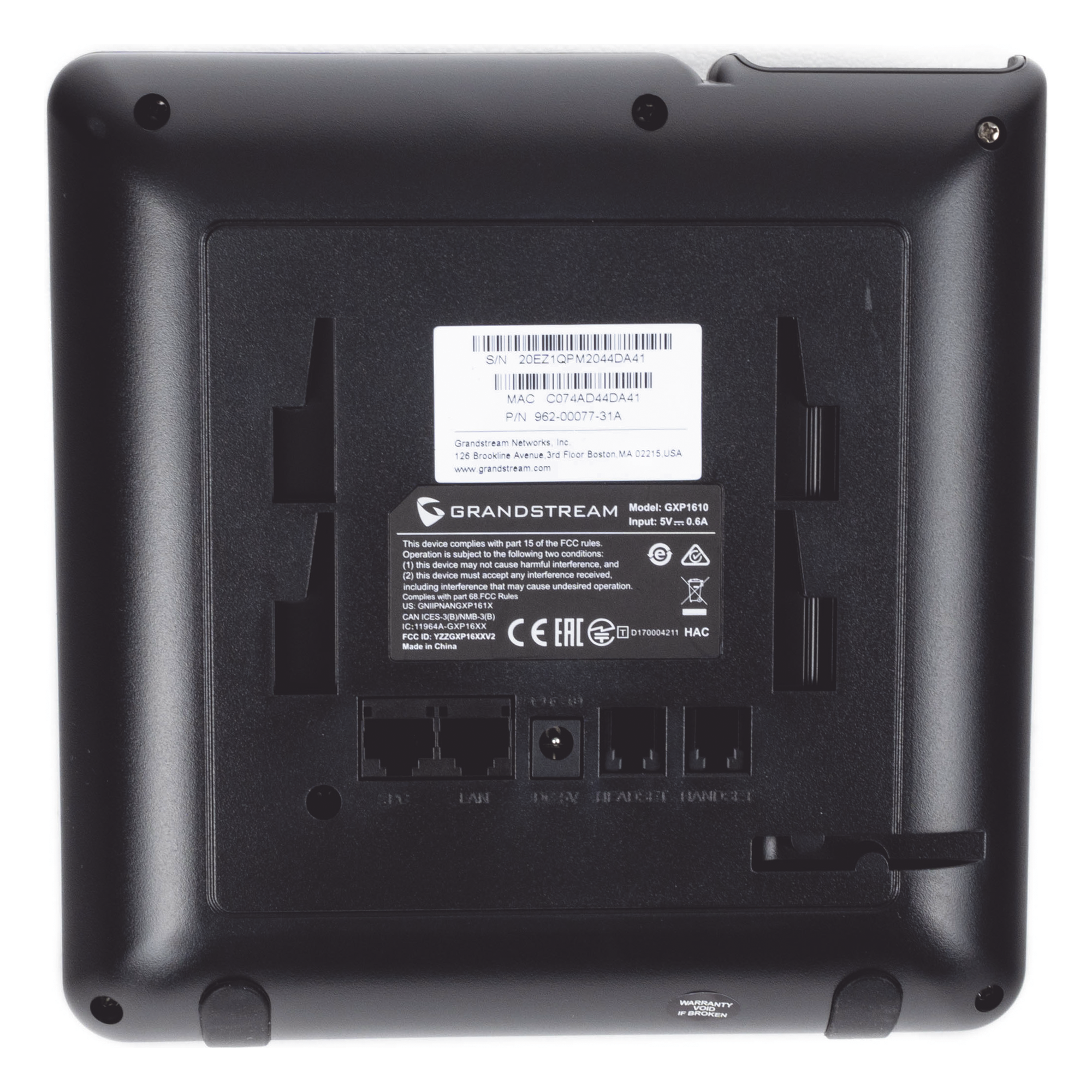 Teléfono IP / 1 Línea SIP / 2 Estados de Llamada / Pantalla LCD 132x48 / Puertos 10/100 Mbps / 3 Teclas XML Programables / Conferencia 3 Vías / EHS Plantronics
